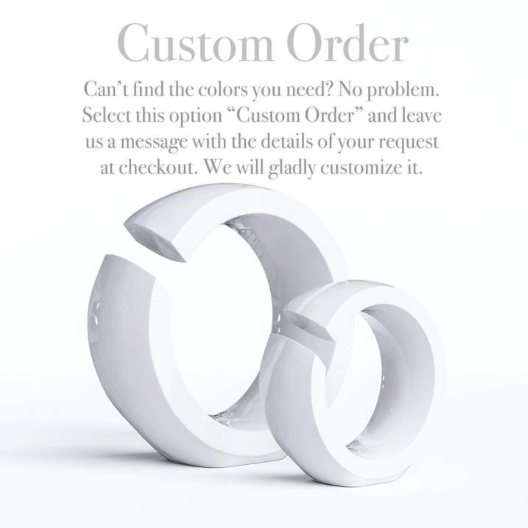 Ceramic Ring Set - Faded Colors - Synchrony Art INC