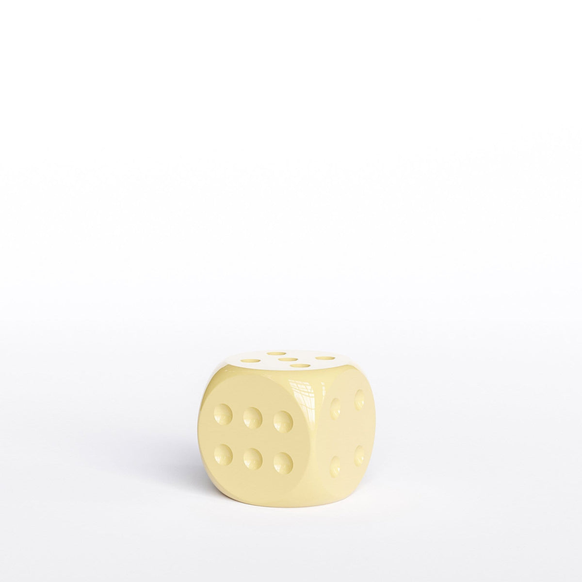 Individual Ceramic Dice 6" - Plain Colors - Synchrony Art INC