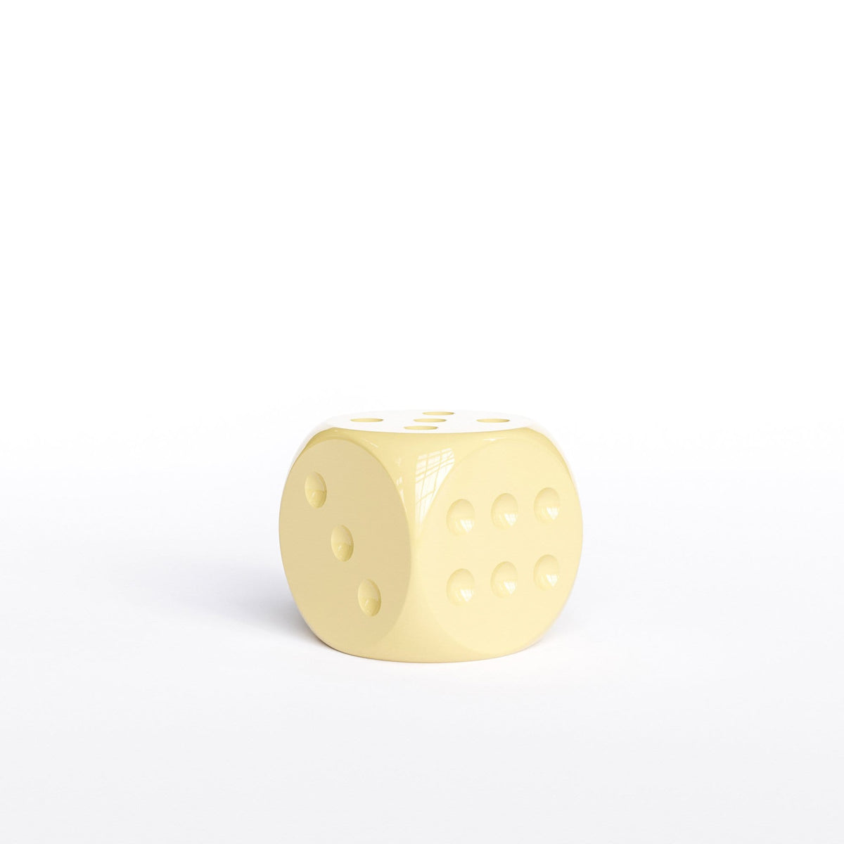 Individual Ceramic Dice 8" - Plain Colors - Synchrony Art INC