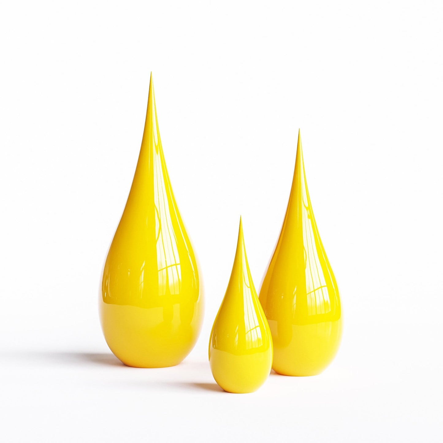 Ceramic Drop Three Pieces Set - Plain Colors - Synchrony Art INC