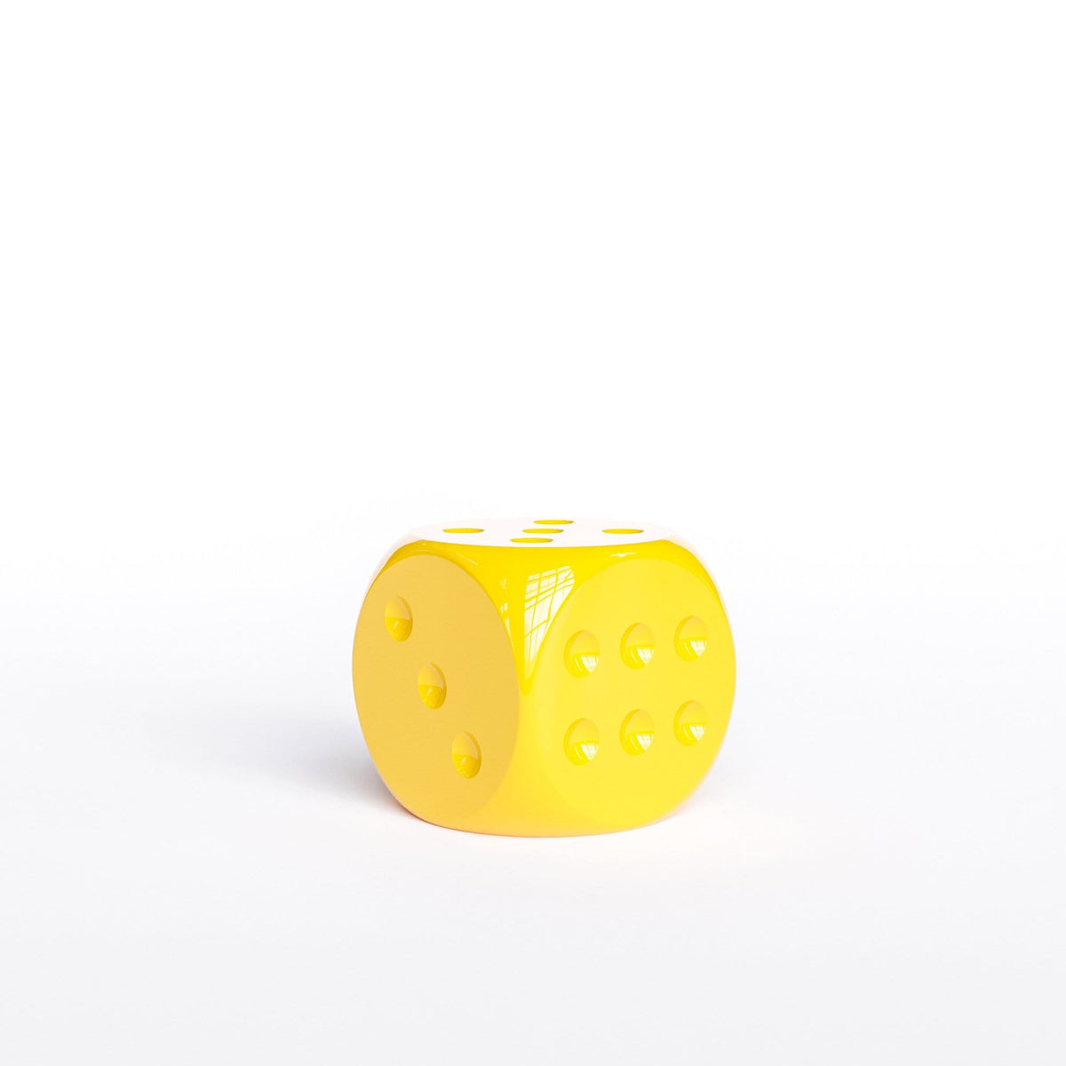 Individual Ceramic Dice 8" - Plain Colors - Synchrony Art INC