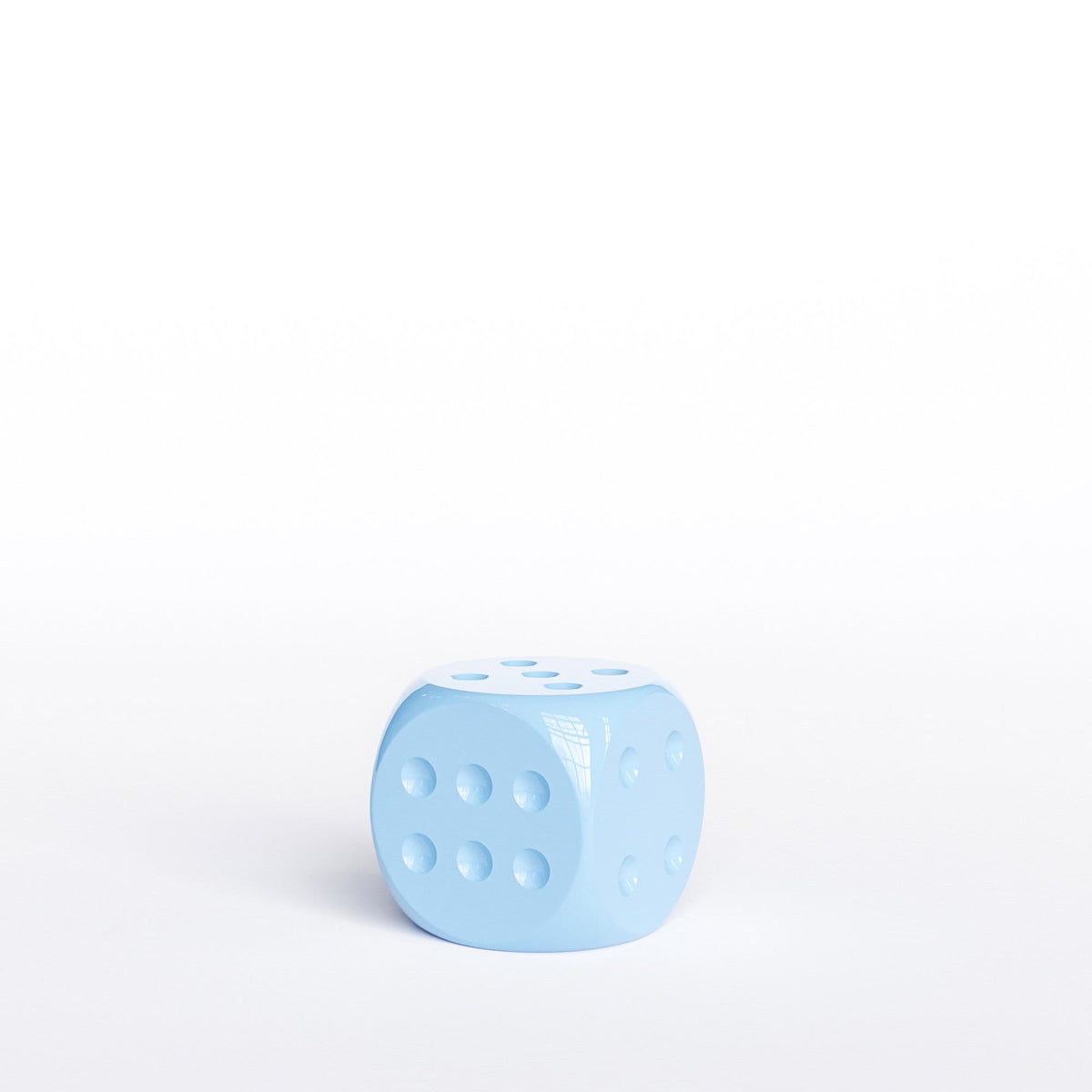 Individual Ceramic Dice 6" - Plain Colors - Synchrony Art INC
