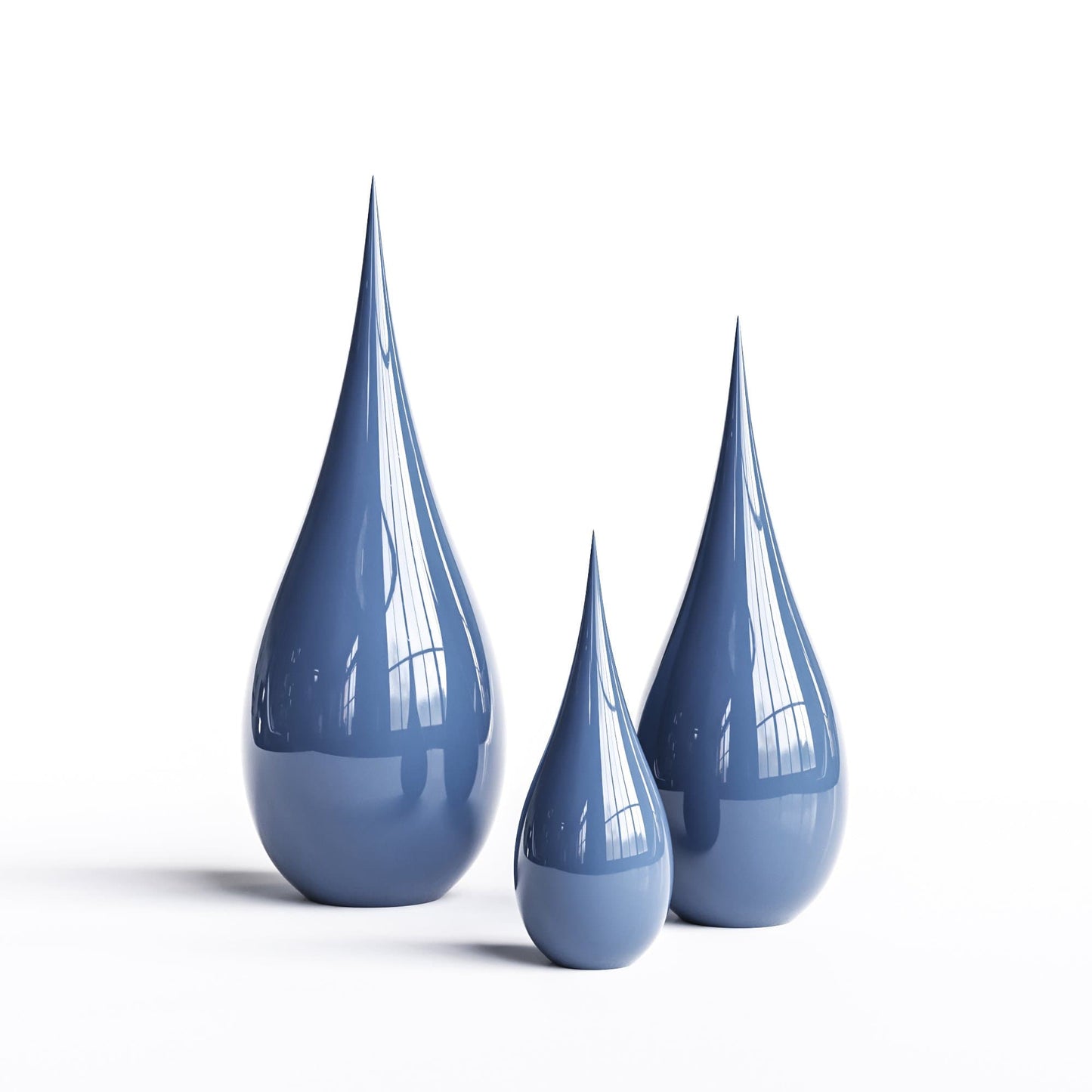 Ceramic Drop Three Pieces Set - Plain Colors - Synchrony Art INC