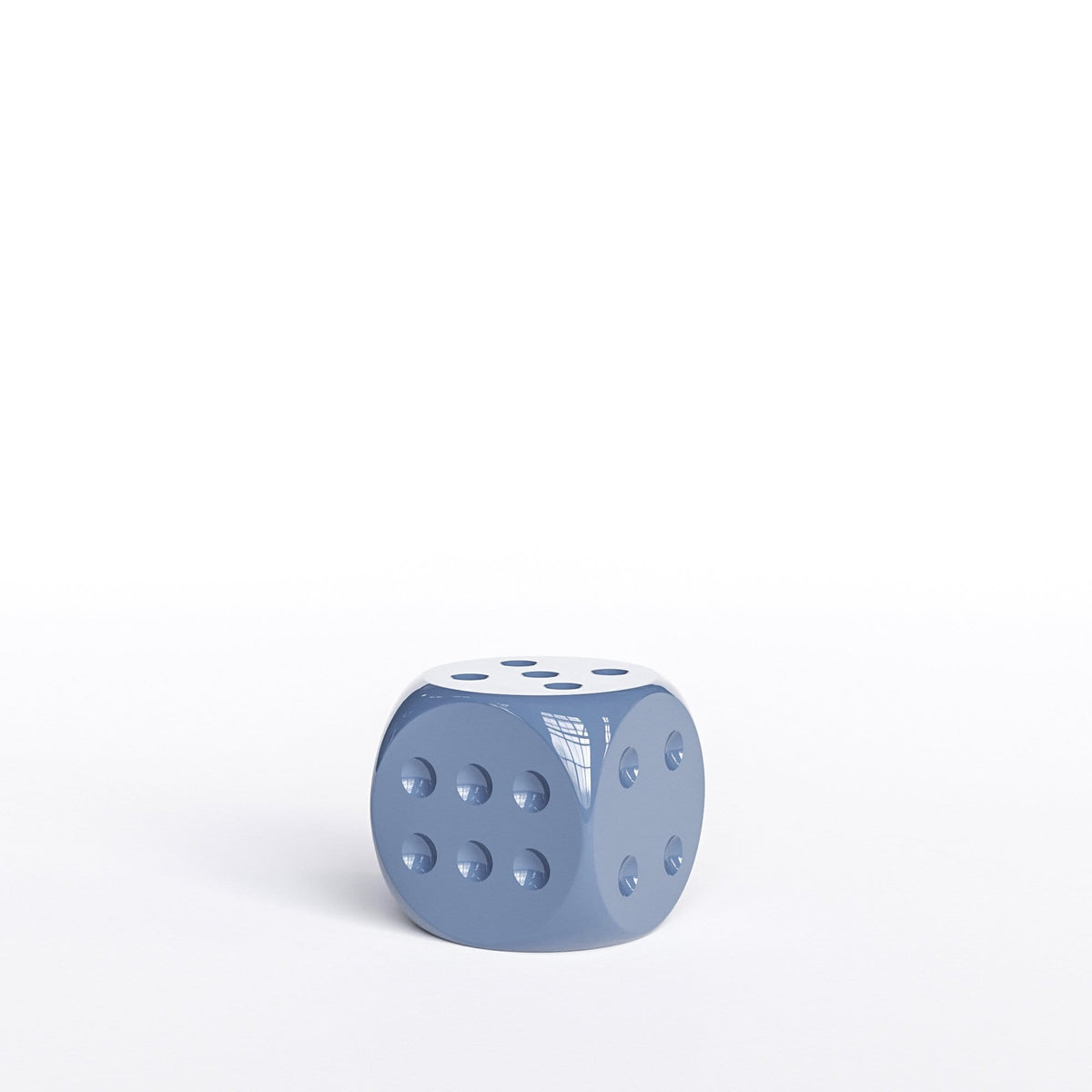 Individual Ceramic Dice 6" - Plain Colors - Synchrony Art INC