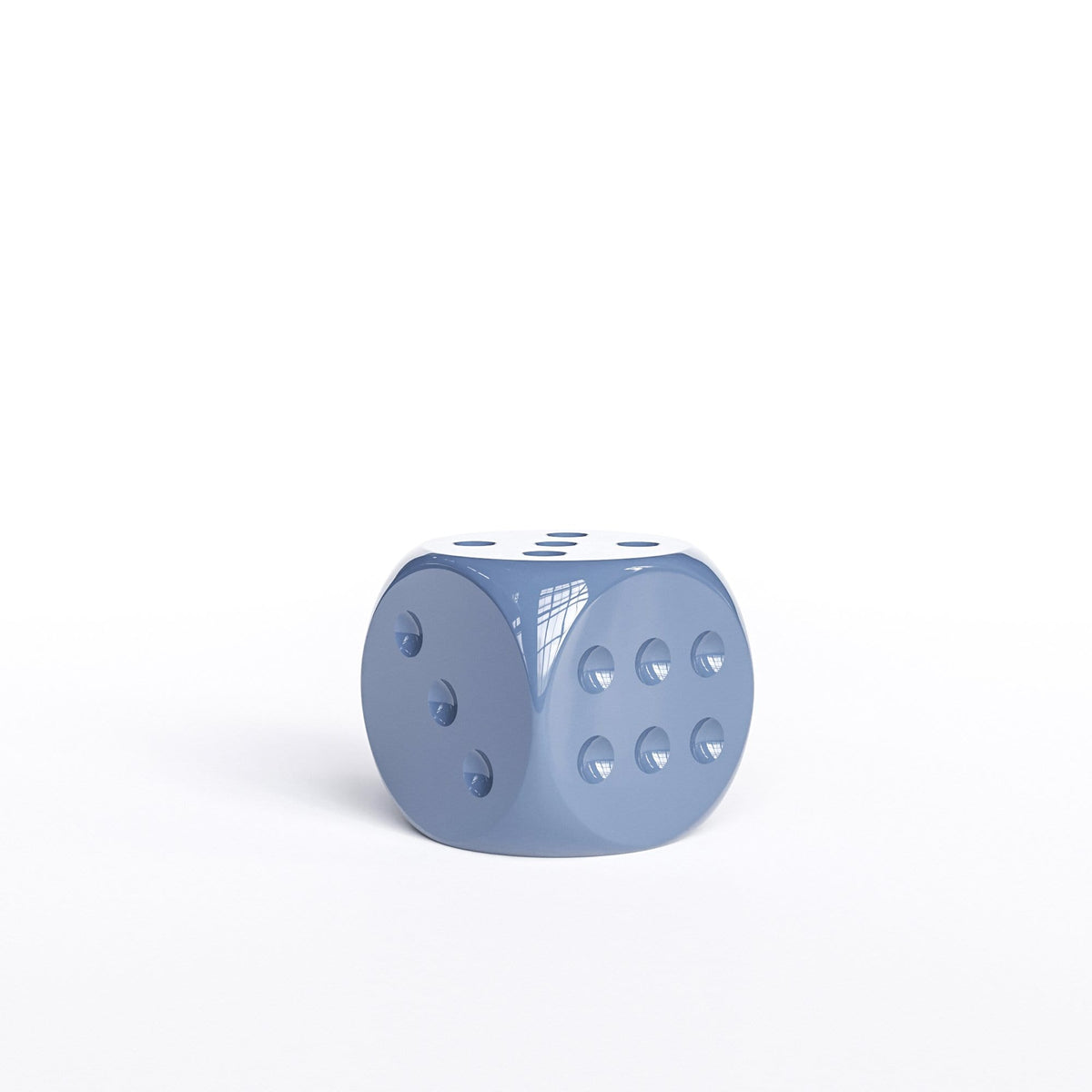 Individual Ceramic Dice 8" - Plain Colors - Synchrony Art INC