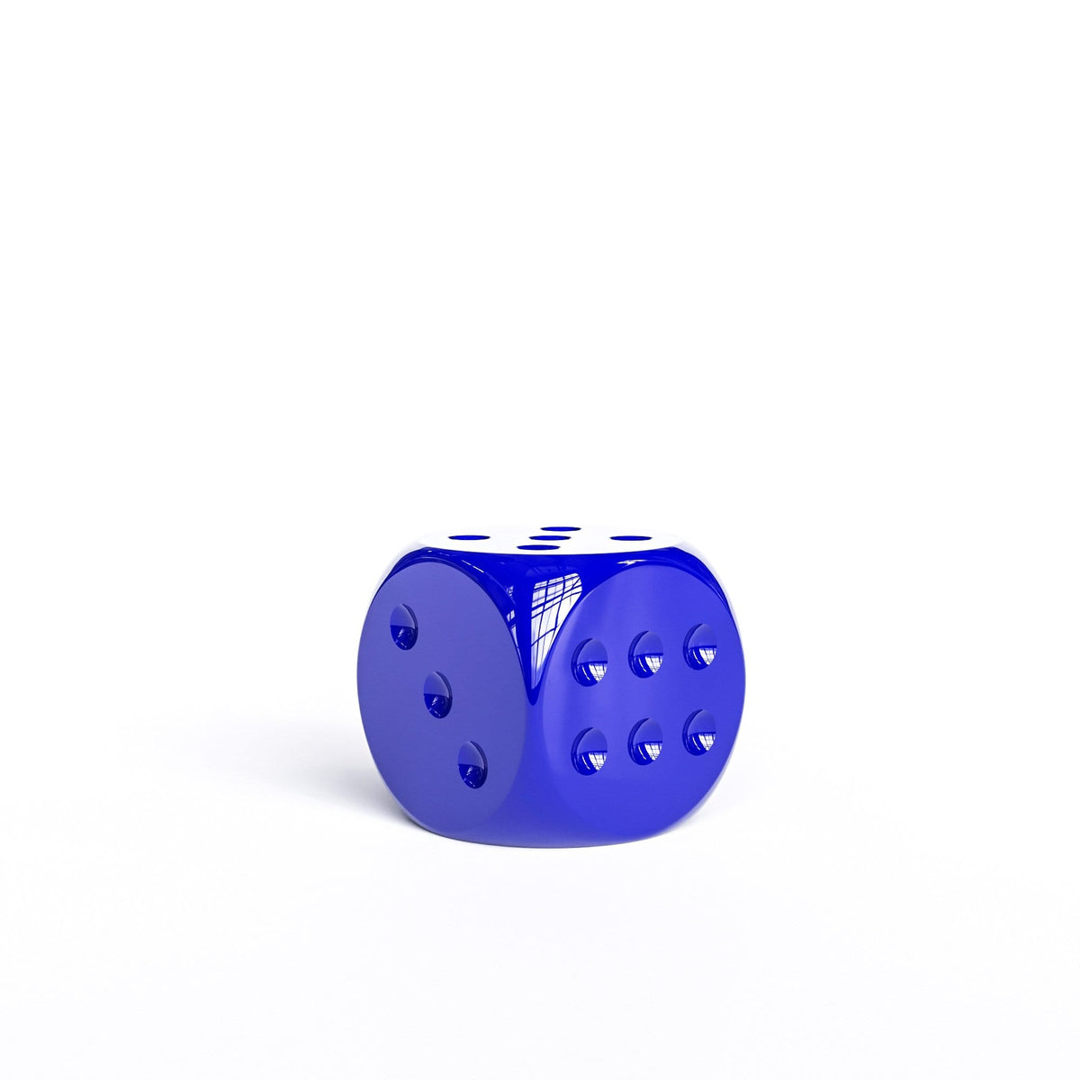 Individual Ceramic Dice 8" - Plain Colors - Synchrony Art INC
