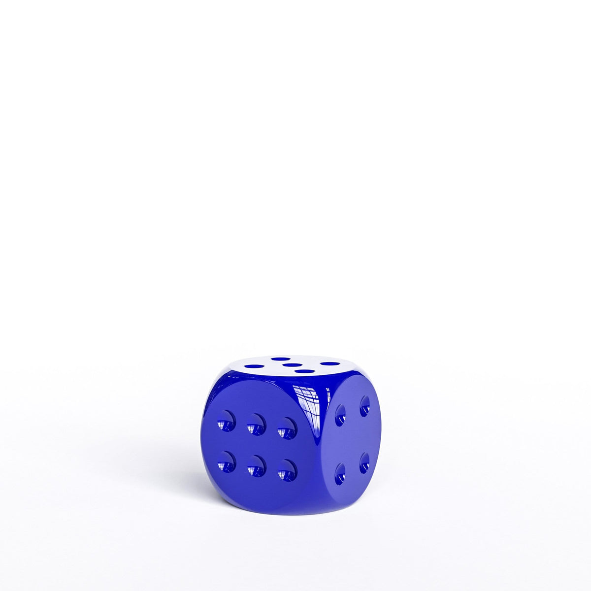 Individual Ceramic Dice 6" - Plain Colors - Synchrony Art INC