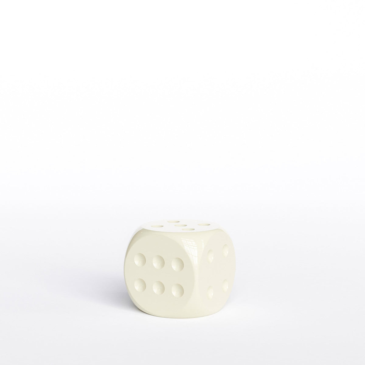 Individual Ceramic Dice 6" - Plain Colors - Synchrony Art INC