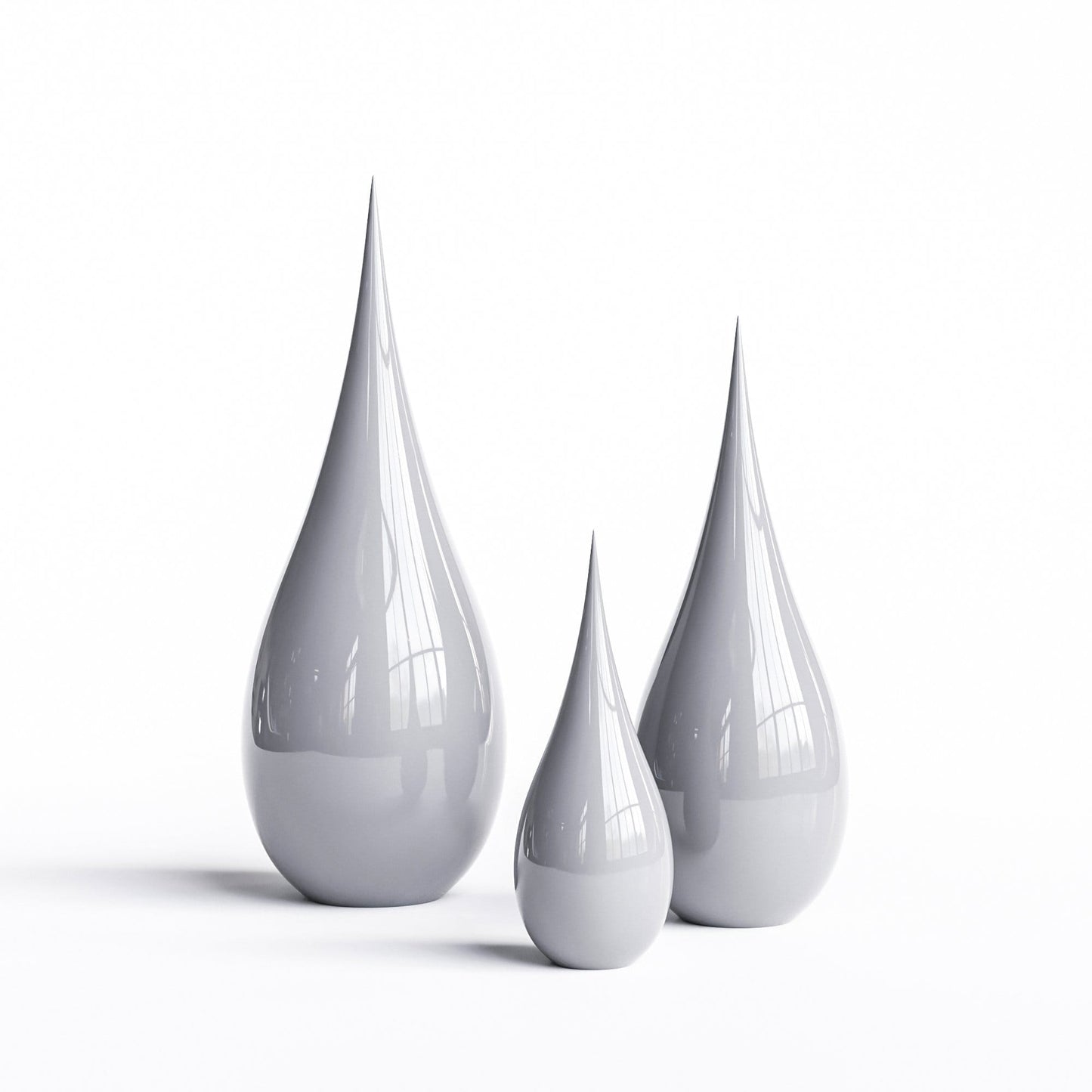 Ceramic Drop Three Pieces Set - Plain Colors - Synchrony Art INC