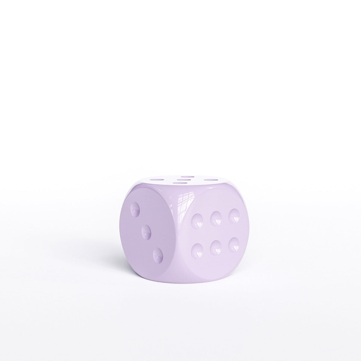 Individual Ceramic Dice 8" - Plain Colors - Synchrony Art INC