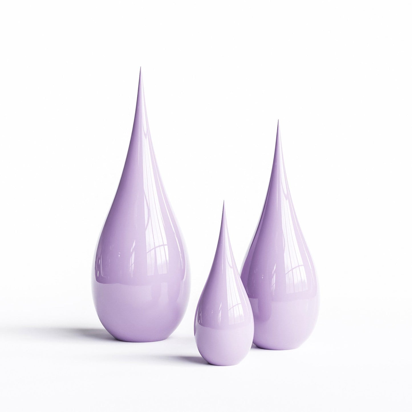 Ceramic Drop Three Pieces Set - Plain Colors - Synchrony Art INC