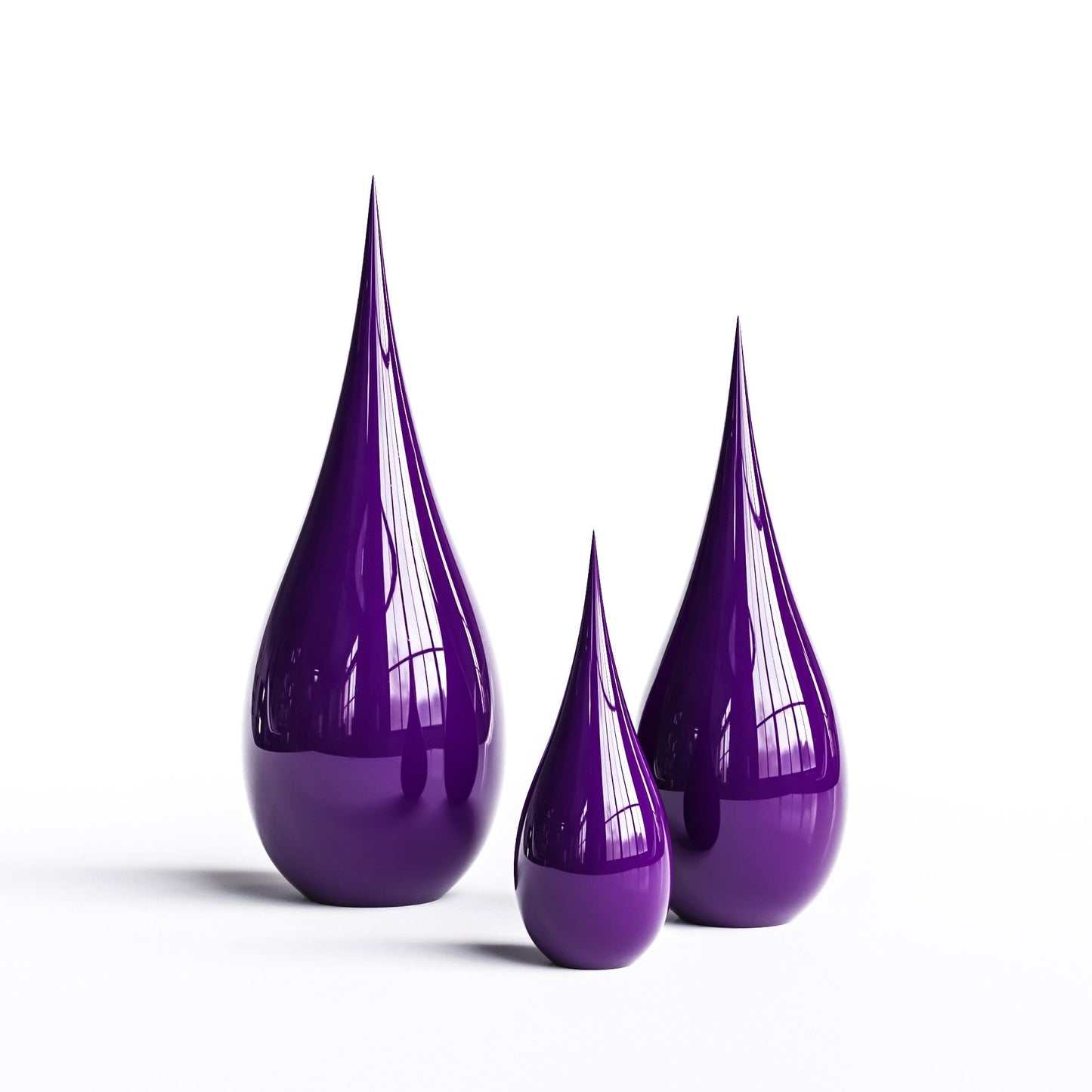 Ceramic Drop Three Pieces Set - Plain Colors - Synchrony Art INC