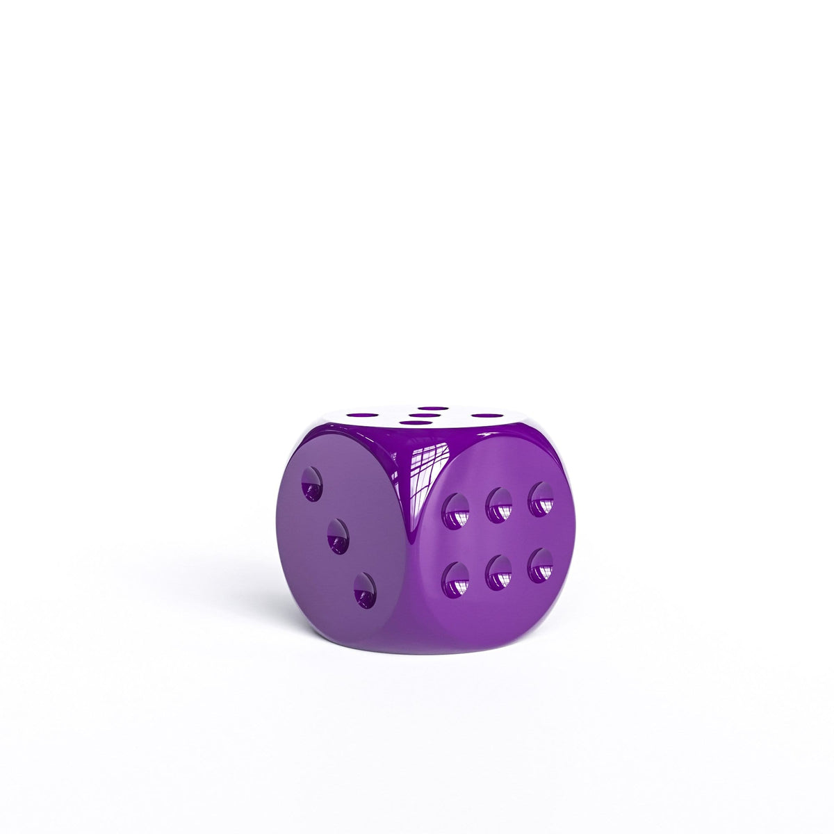 Individual Ceramic Dice 8" - Plain Colors - Synchrony Art INC