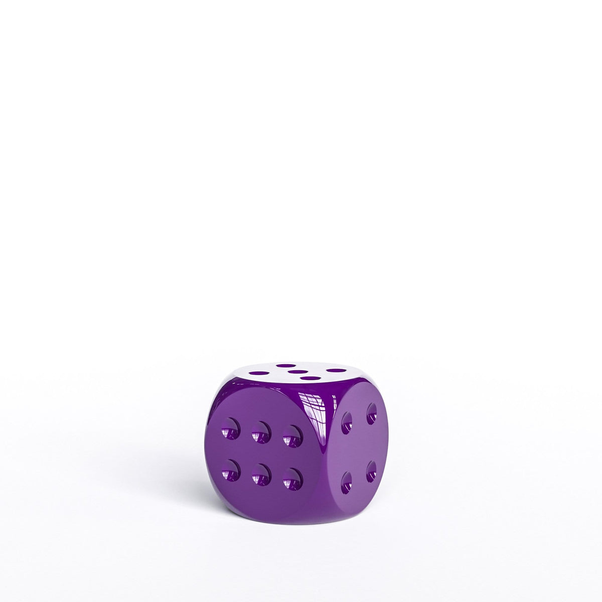 Individual Ceramic Dice 6" - Plain Colors - Synchrony Art INC