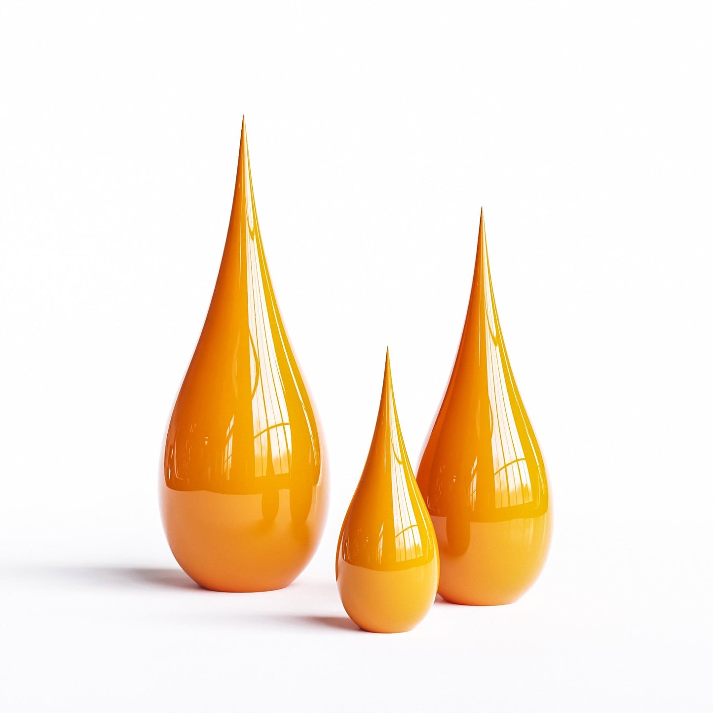Ceramic Drop Three Pieces Set - Plain Colors - Synchrony Art INC