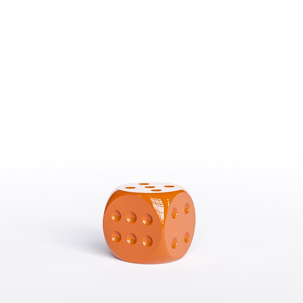 Individual Ceramic Dice 6" - Plain Colors - Synchrony Art INC