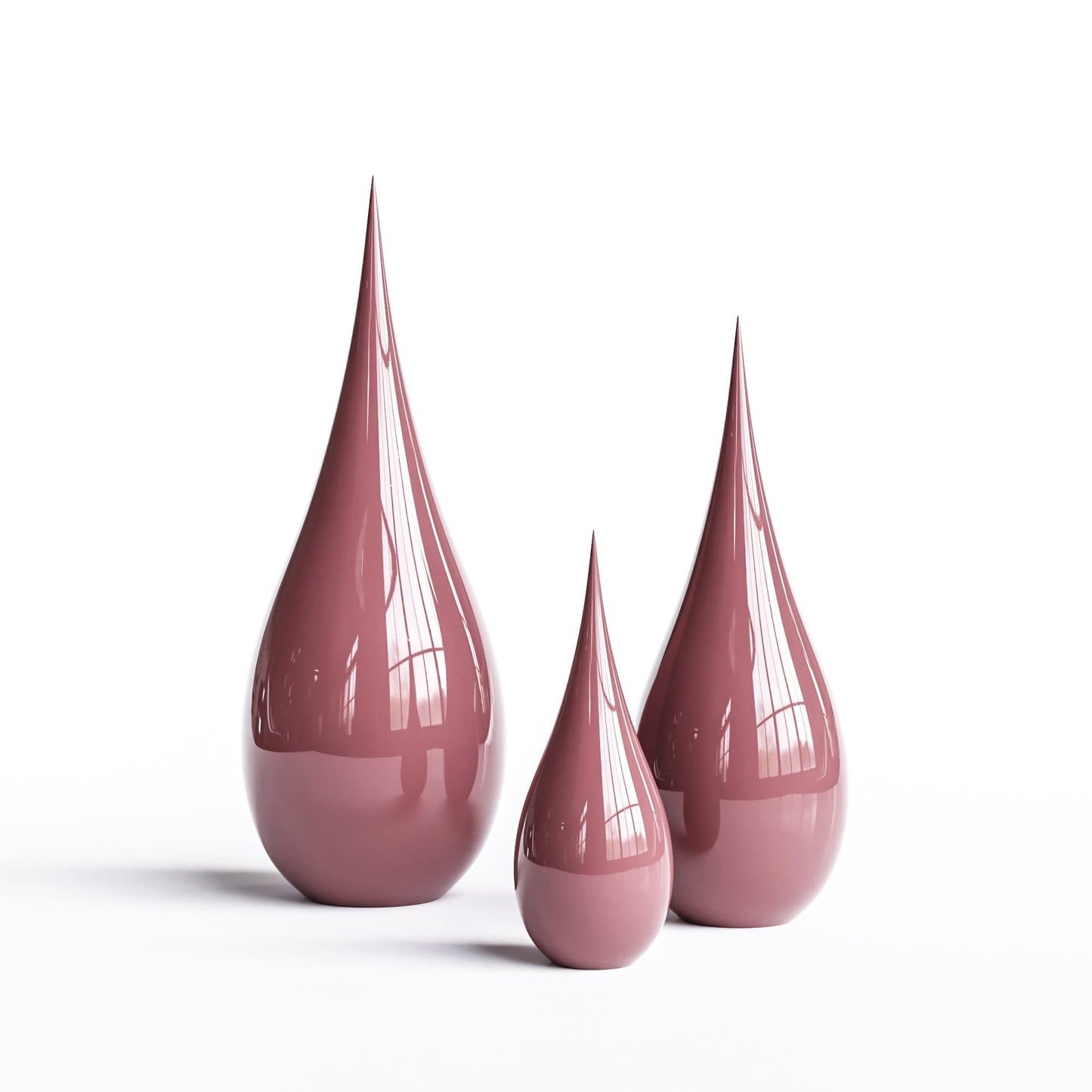 Ceramic Drop Three Pieces Set - Plain Colors - Synchrony Art INC