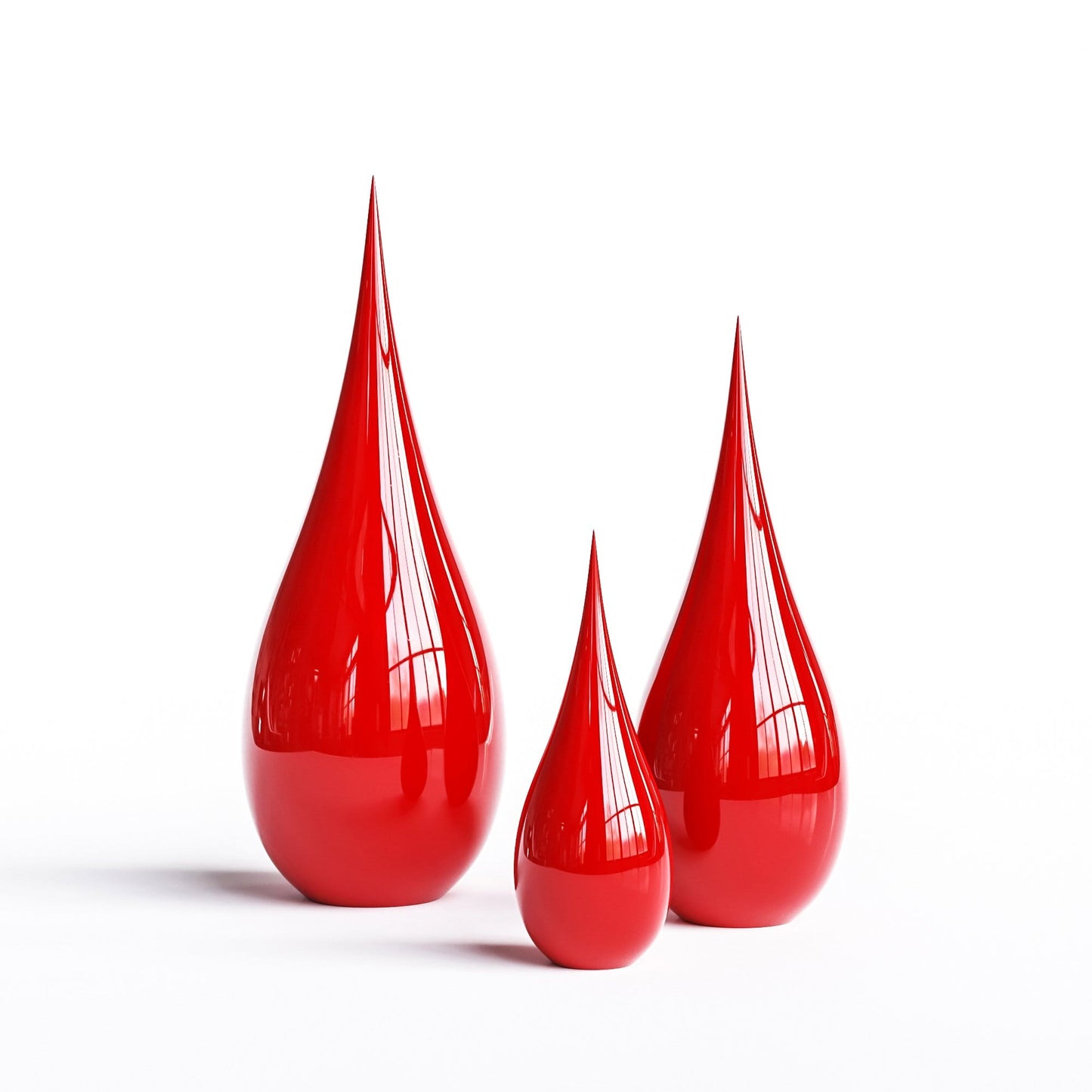 Ceramic Drop Three Pieces Set - Plain Colors - Synchrony Art INC
