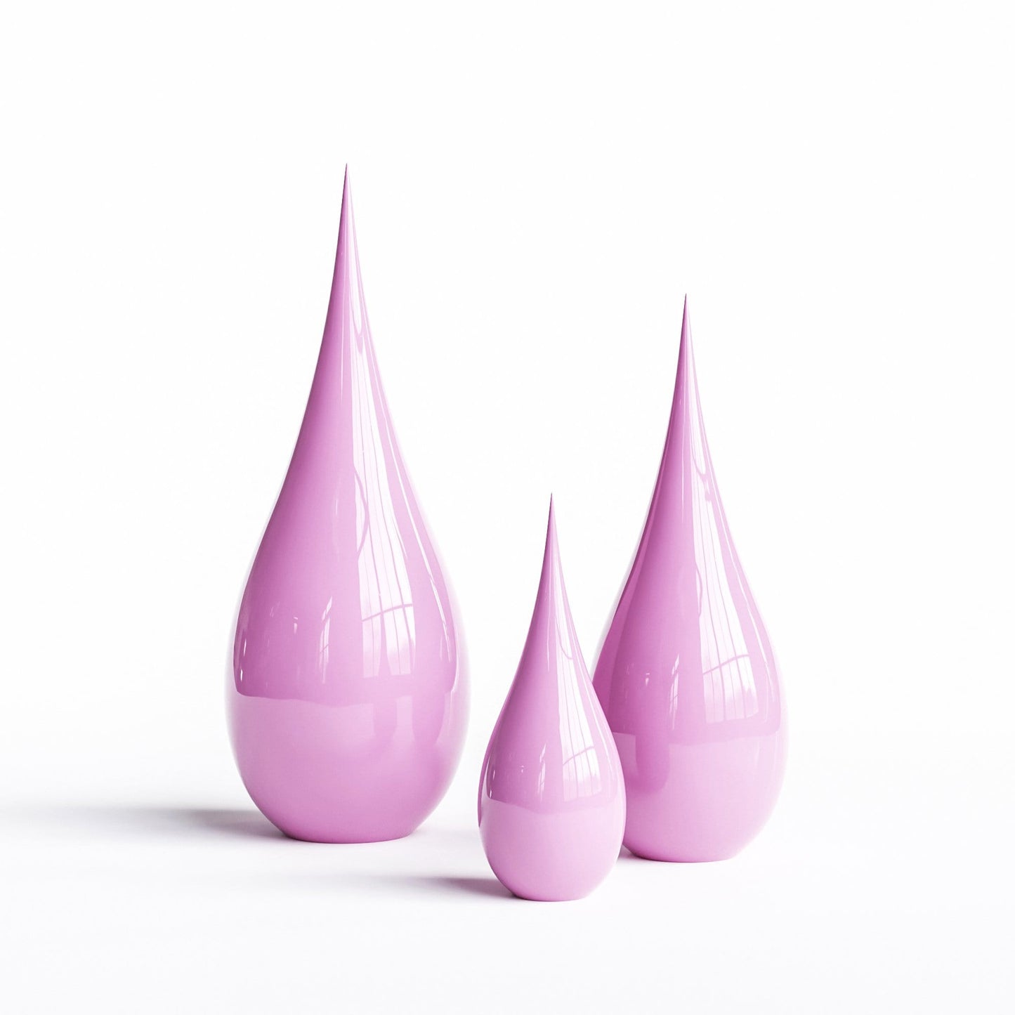 Ceramic Drop Three Pieces Set - Plain Colors - Synchrony Art INC