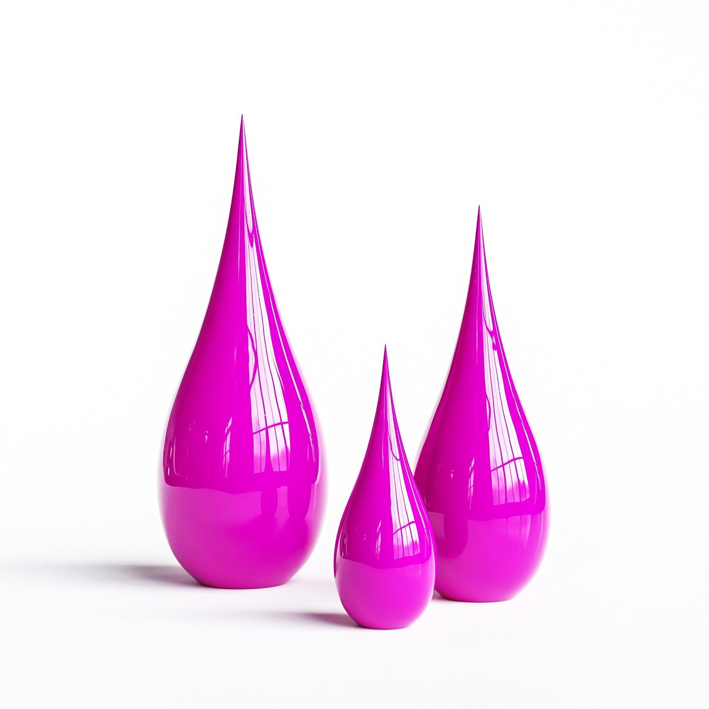 Ceramic Drop Three Pieces Set - Plain Colors - Synchrony Art INC