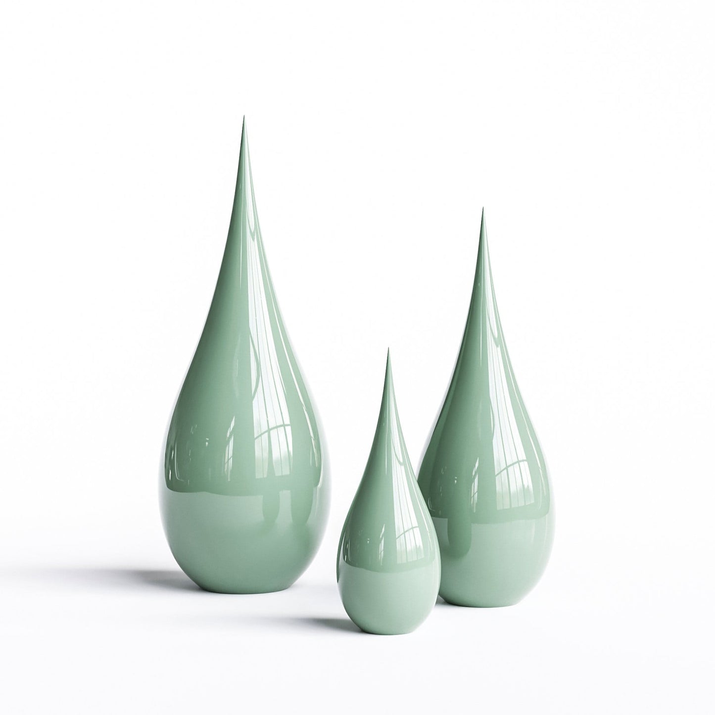 Ceramic Drop Three Pieces Set - Plain Colors - Synchrony Art INC