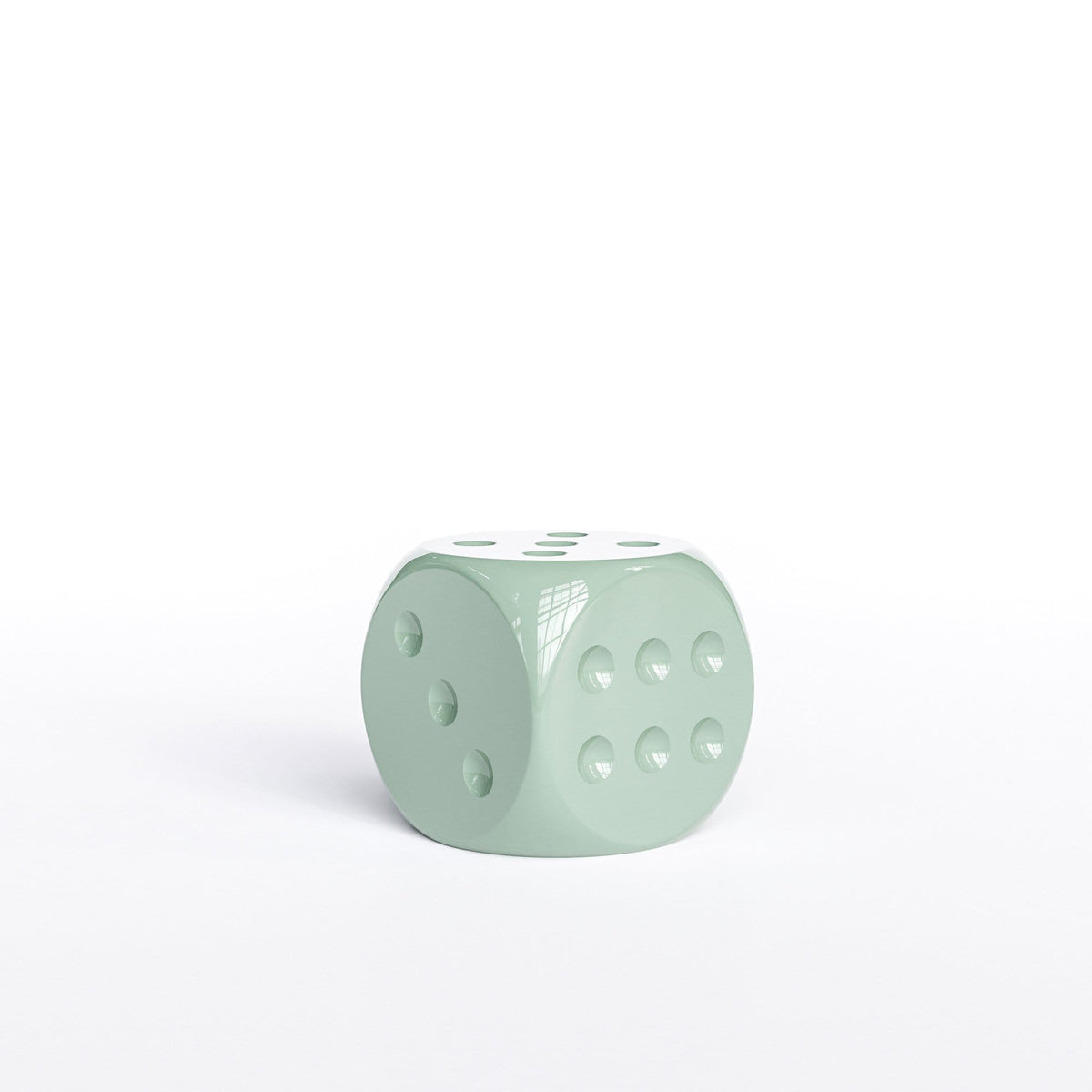 Individual Ceramic Dice 8" - Plain Colors - Synchrony Art INC