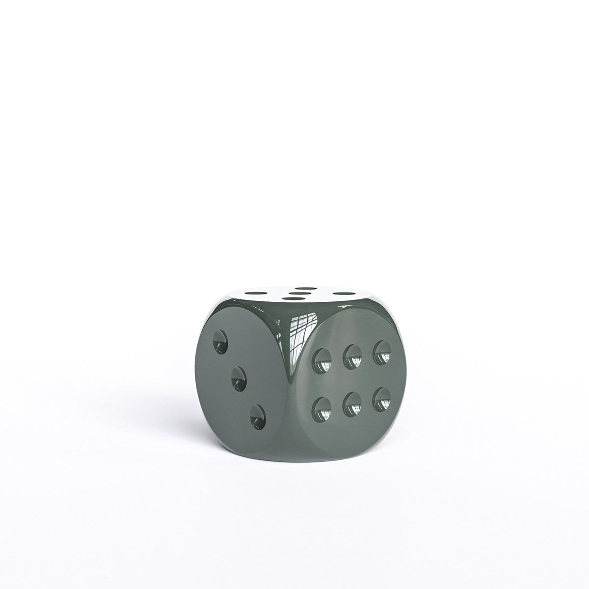 Individual Ceramic Dice 8" - Plain Colors - Synchrony Art INC