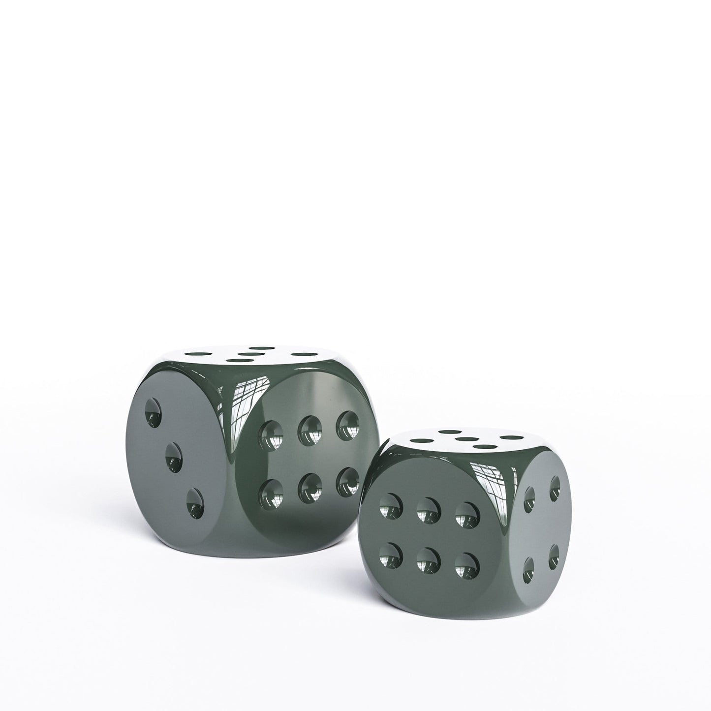 Ceramic Dice Set - Plain Colors - Synchrony Art INC