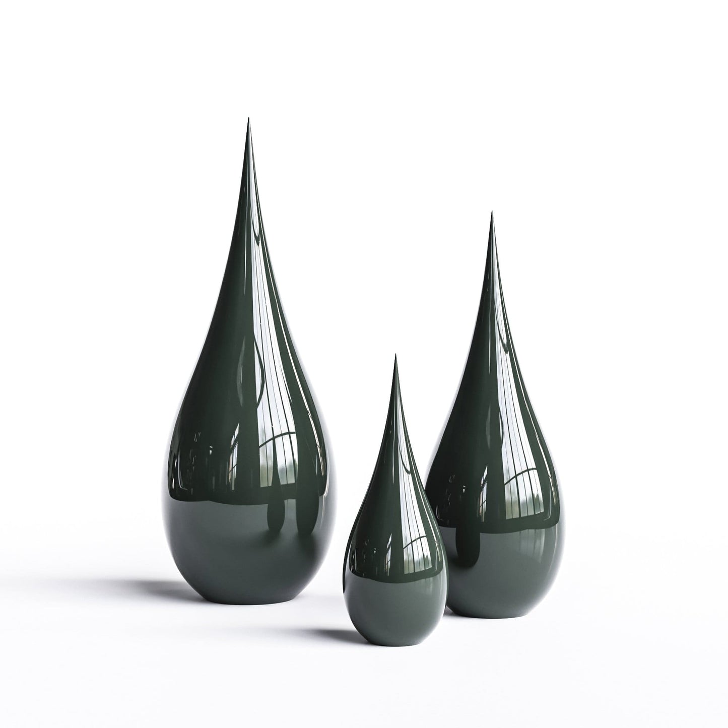 Ceramic Drop Three Pieces Set - Plain Colors - Synchrony Art INC
