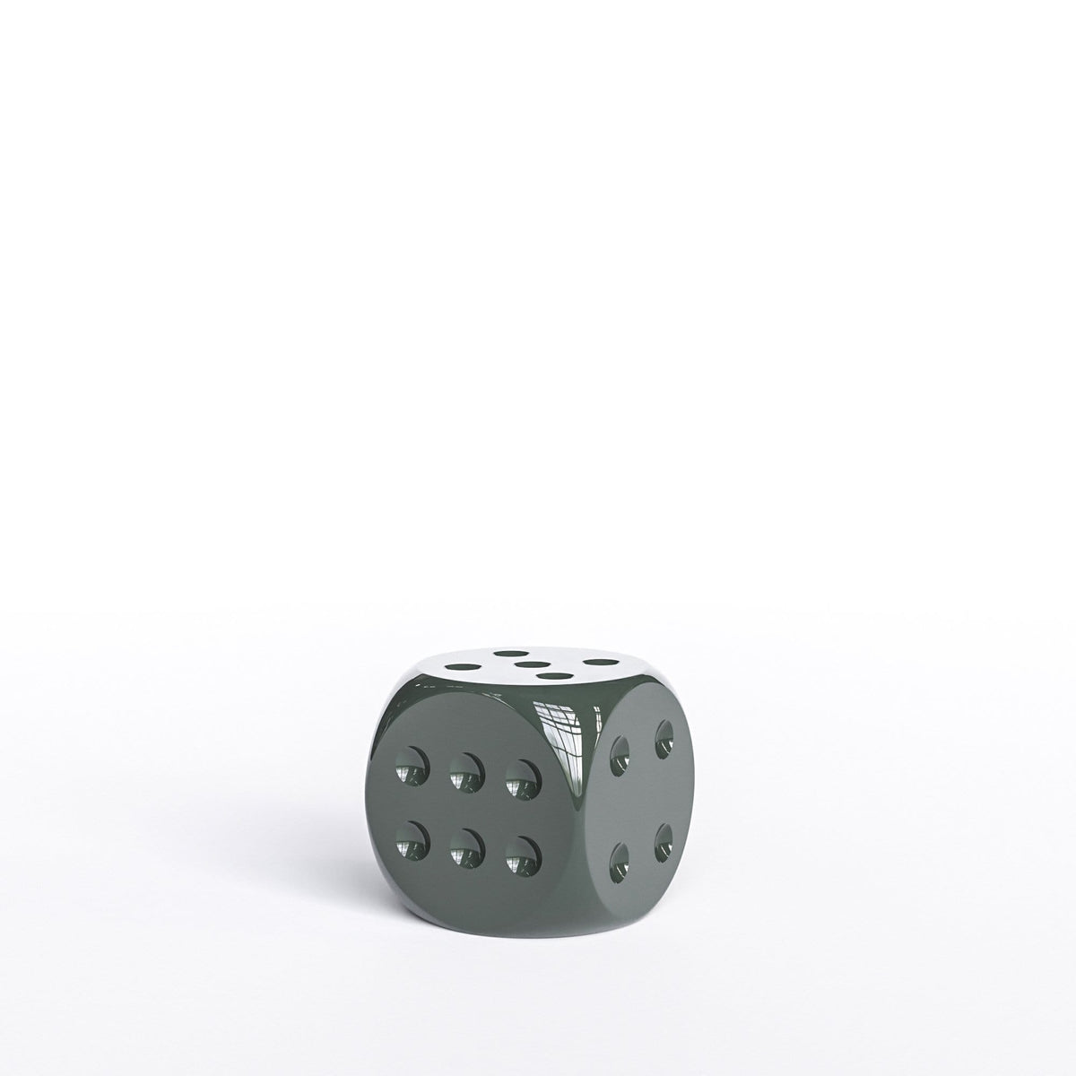 Individual Ceramic Dice 6" - Plain Colors - Synchrony Art INC