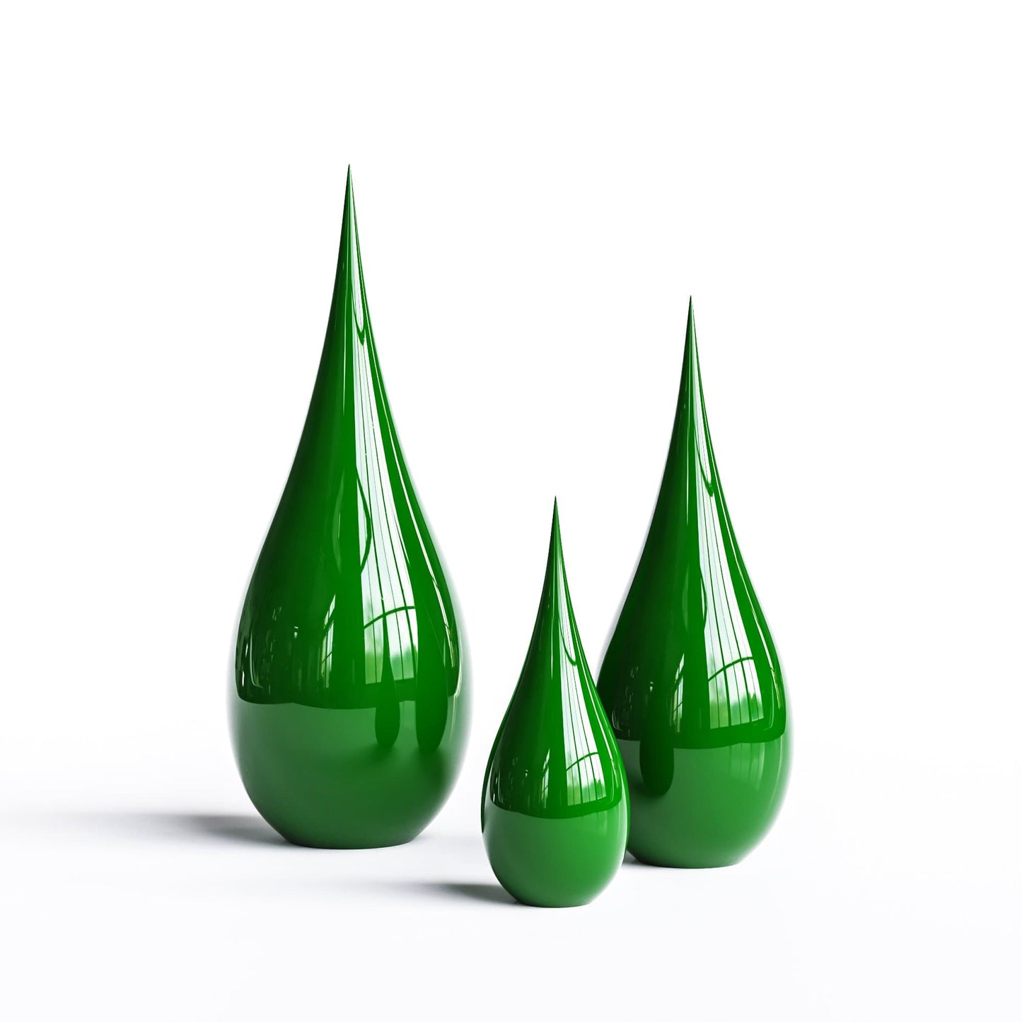 Ceramic Drop Three Pieces Set - Plain Colors - Synchrony Art INC