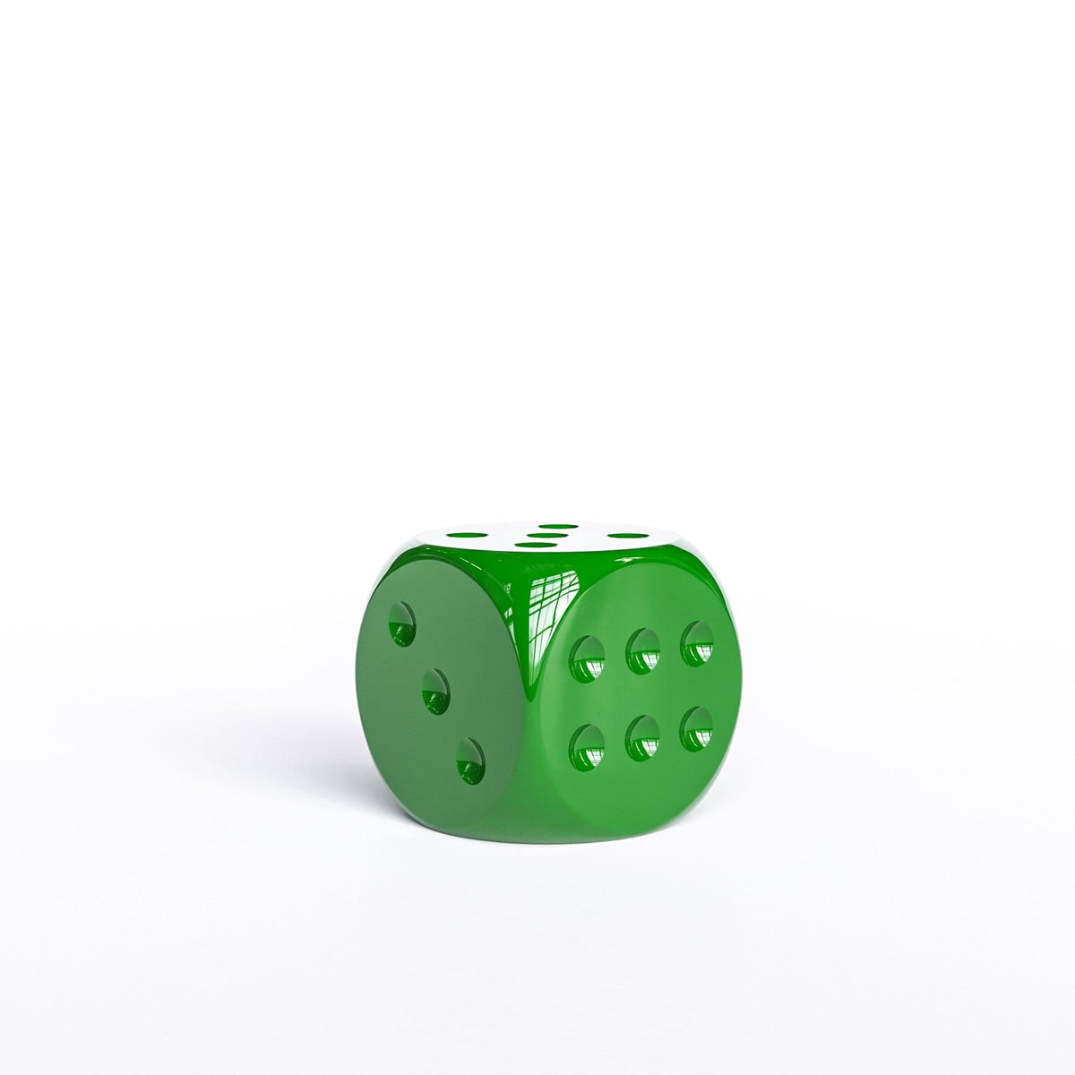 Individual Ceramic Dice 8" - Plain Colors - Synchrony Art INC