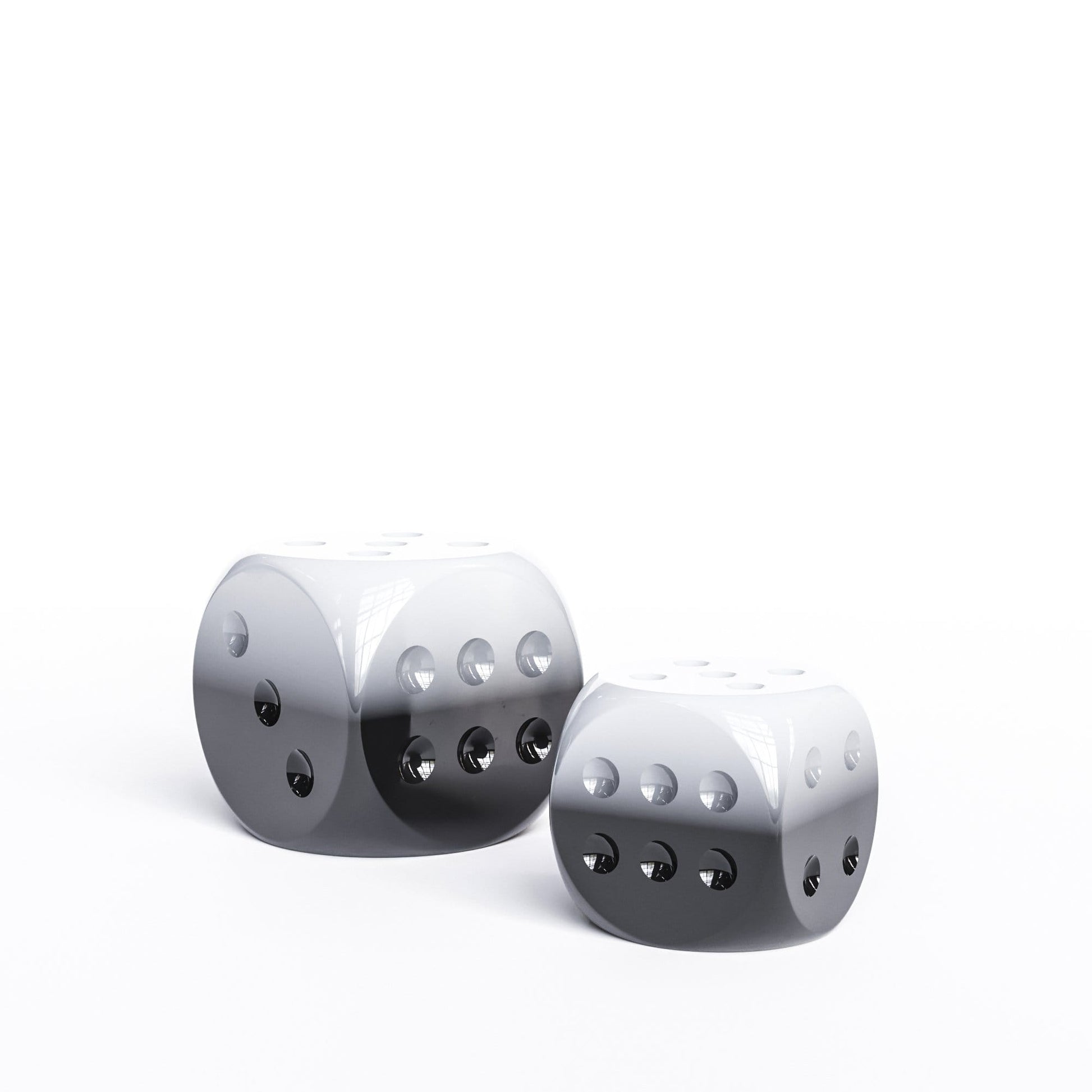 Ceramic Dice Set - Faded Colors - Synchrony Art INC