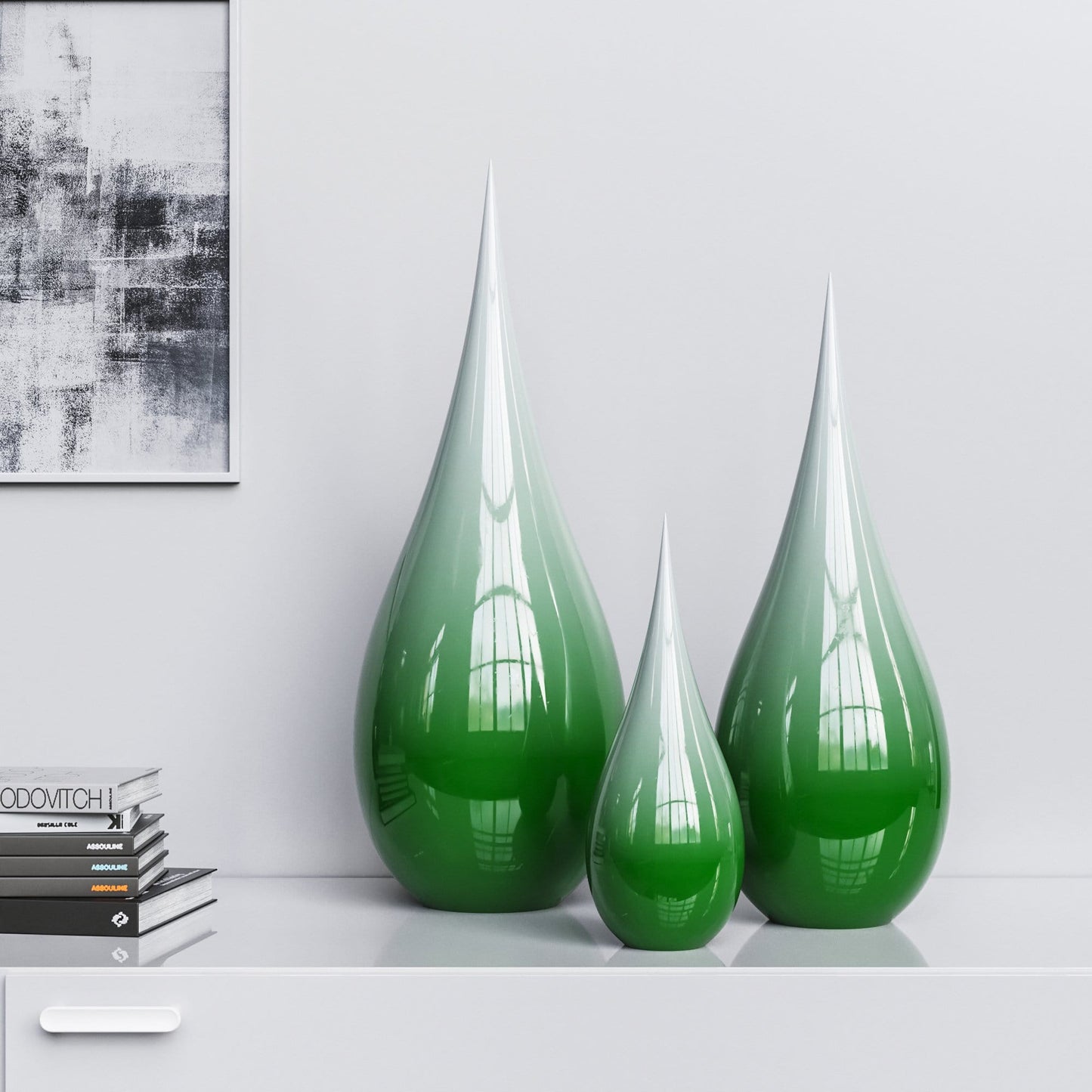 Ceramic Drop Three Pieces Set - Faded Colors - Synchrony Art INC