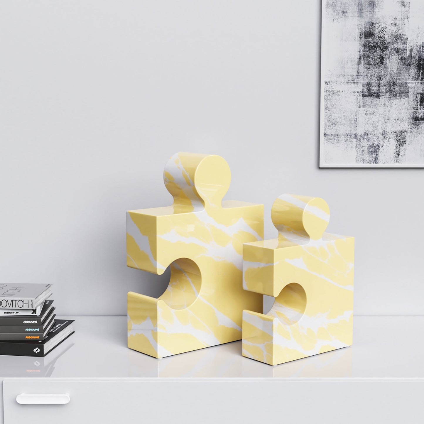 Ceramic Puzzle Set (Enhanced) - Color Marbles - Synchrony Art INC