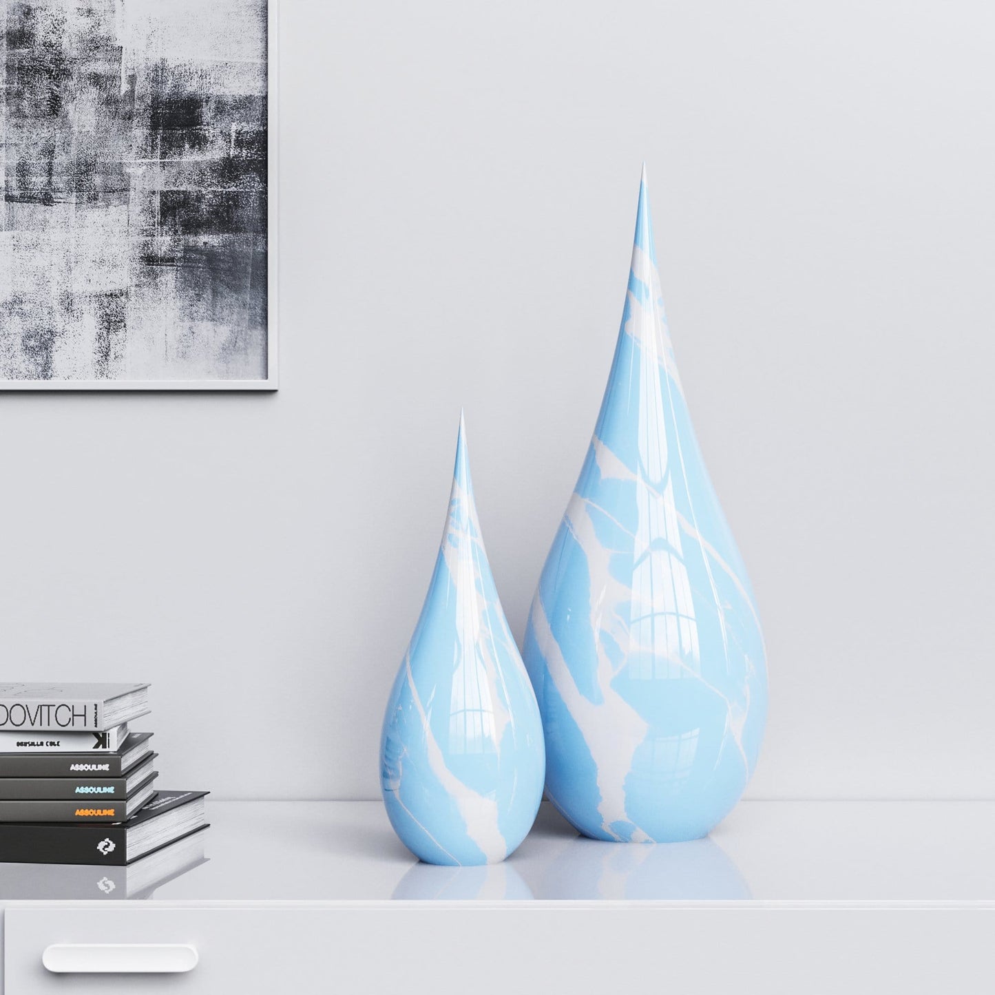 Ceramic Drop Set - Color Marbles - Synchrony Art INC