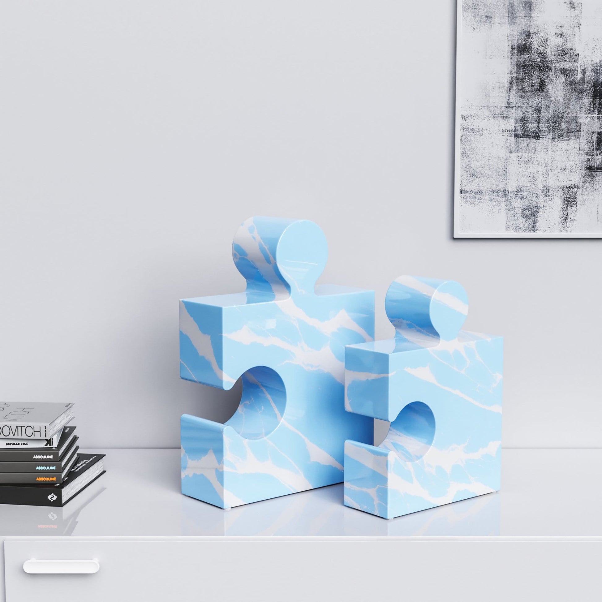 Ceramic Puzzle Set (Enhanced) - Color Marbles - Synchrony Art INC