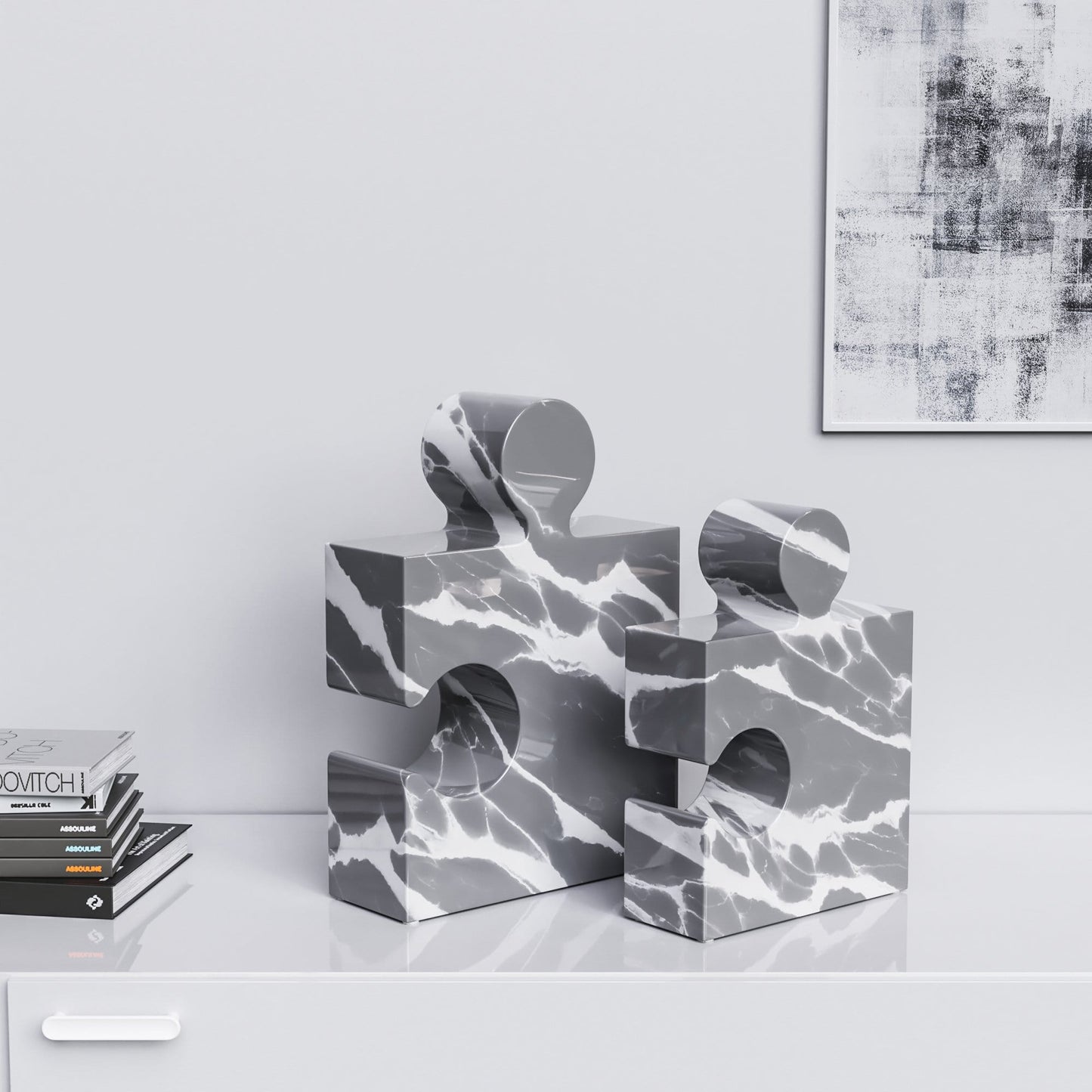 Ceramic Puzzle Set (Enhanced) - Color Marbles - Synchrony Art INC
