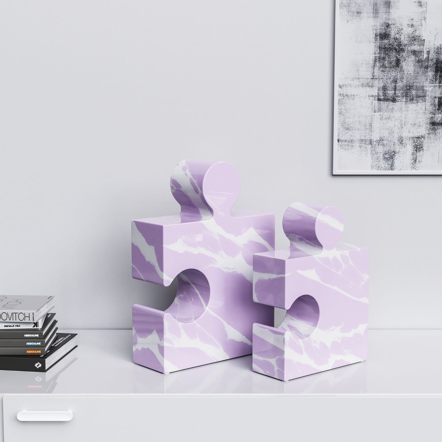 Ceramic Puzzle Set (Enhanced) - Color Marbles - Synchrony Art INC