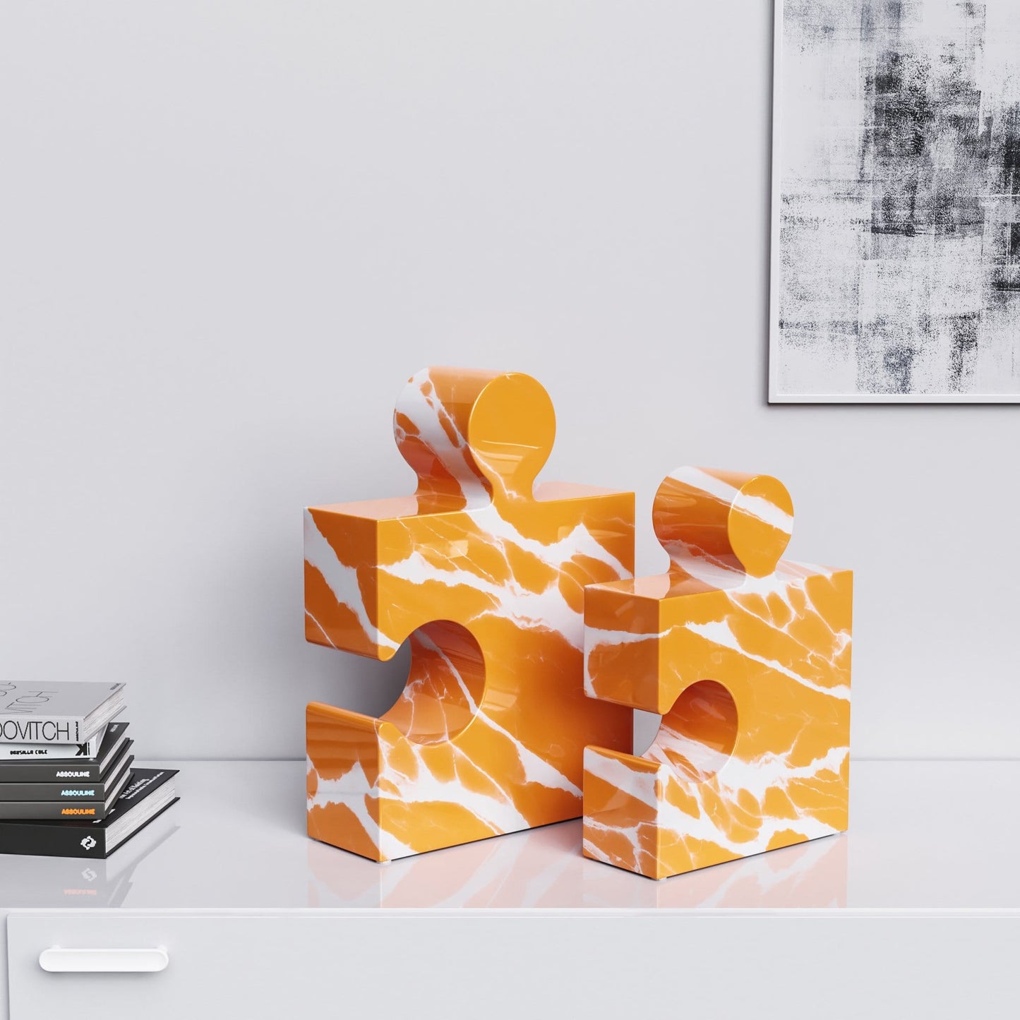 Ceramic Puzzle Set (Enhanced) - Color Marbles - Synchrony Art INC