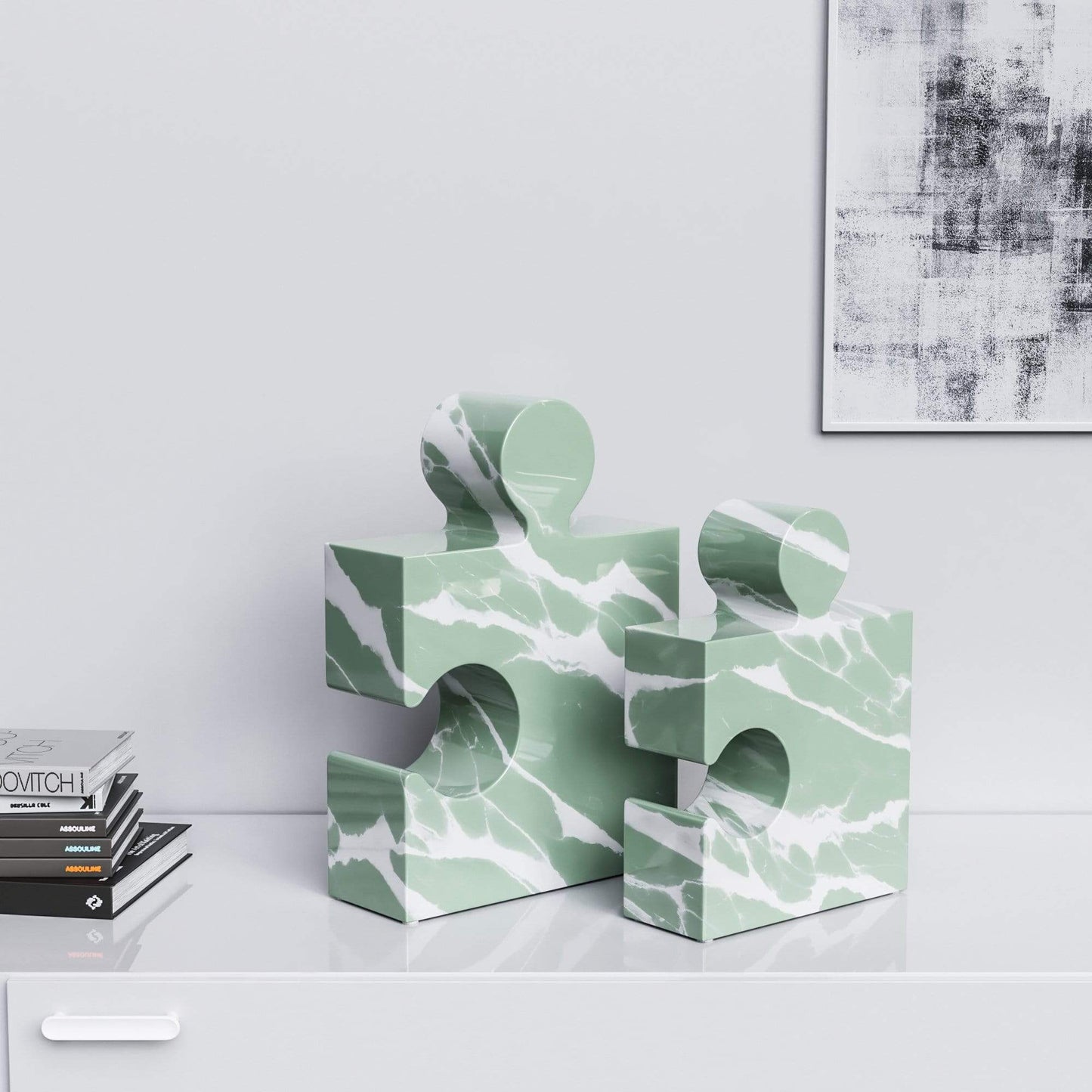 Ceramic Puzzle Set (Enhanced) - Color Marbles - Synchrony Art INC