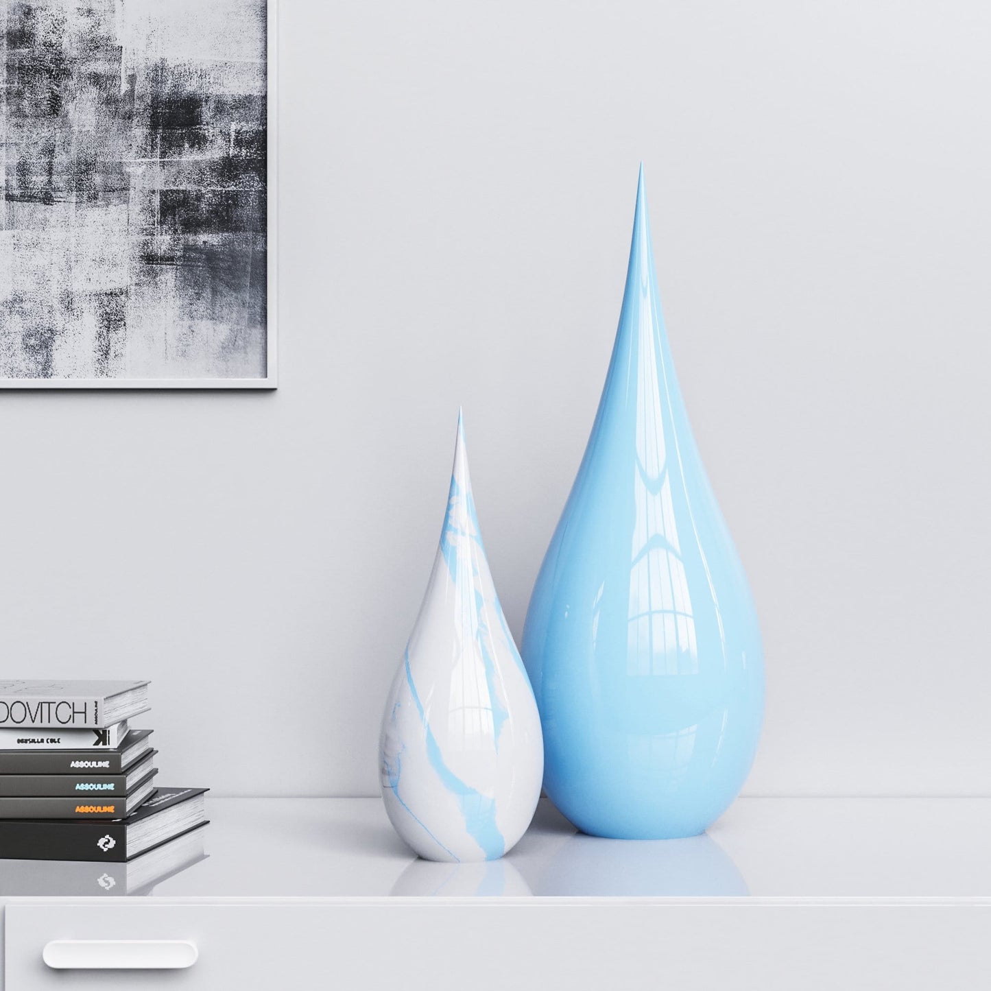 Ceramic Drop Set - Plain & Marble - Synchrony Art INC