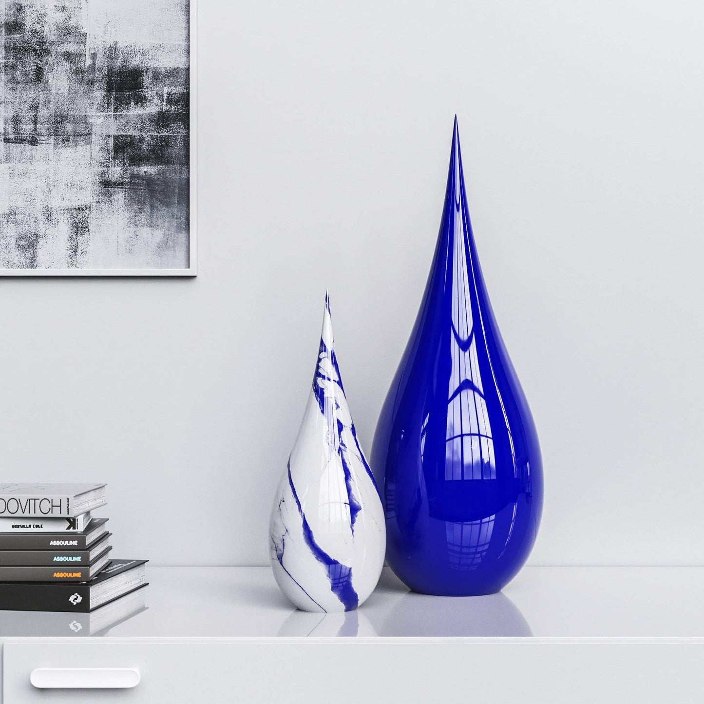 Ceramic Drop Set - Plain & Marble - Synchrony Art INC
