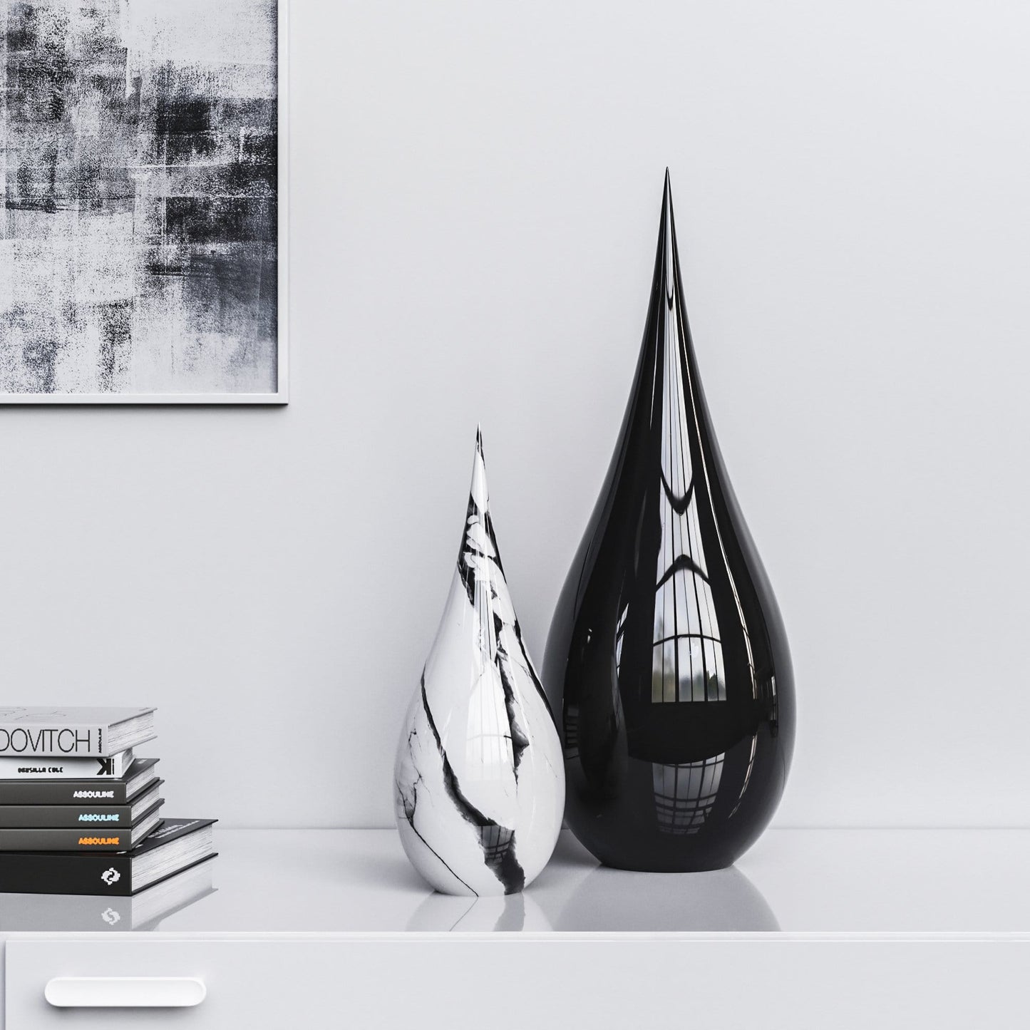 Ceramic Drop Set - Plain & Marble - Synchrony Art INC