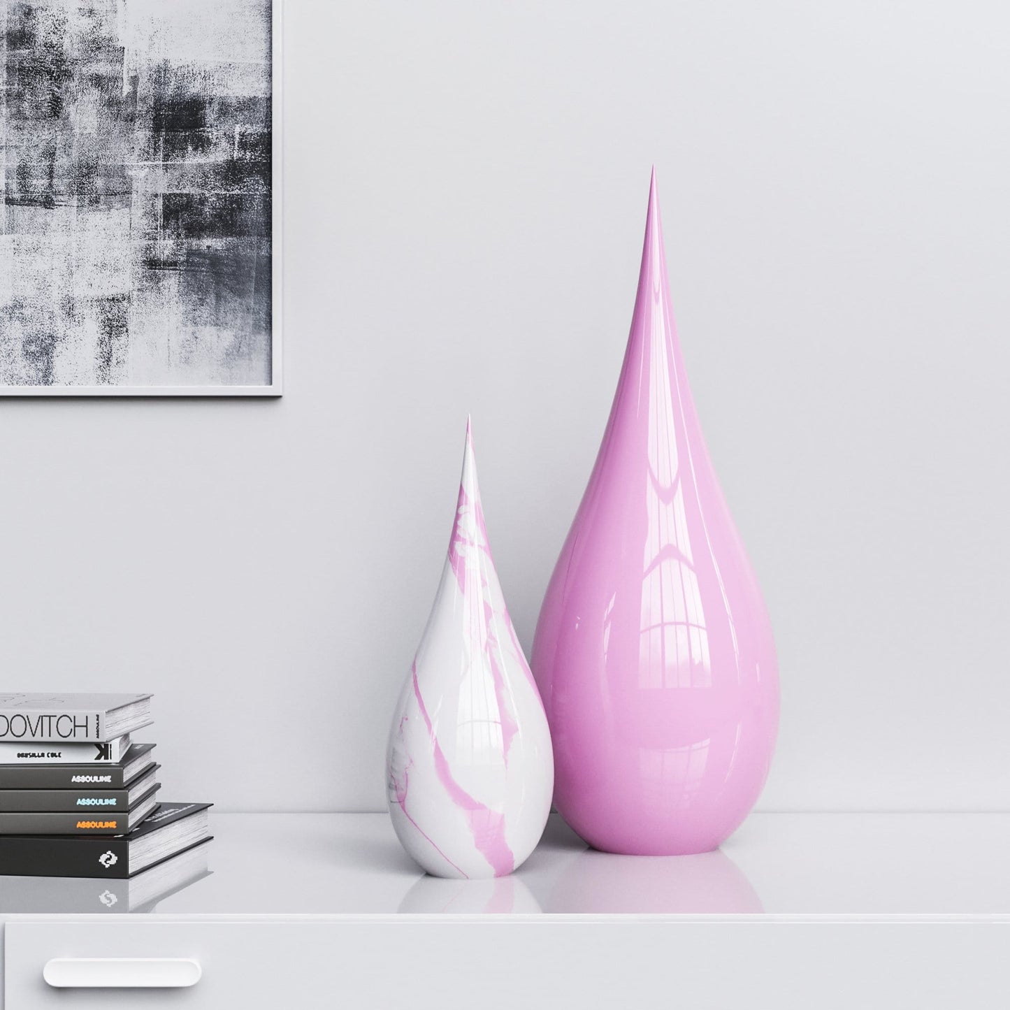 Ceramic Drop Set - Plain & Marble - Synchrony Art INC