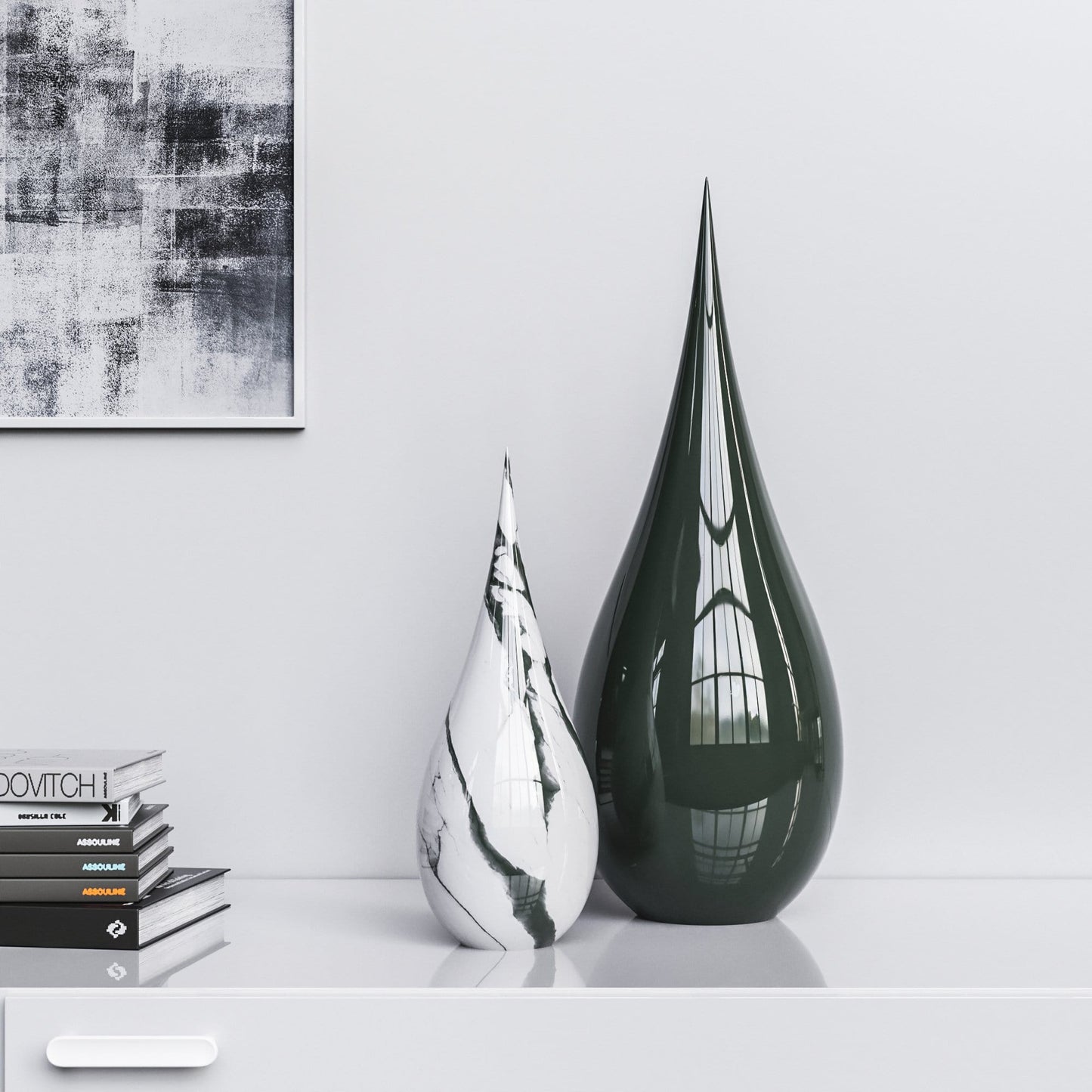 Ceramic Drop Set - Plain & Marble - Synchrony Art INC